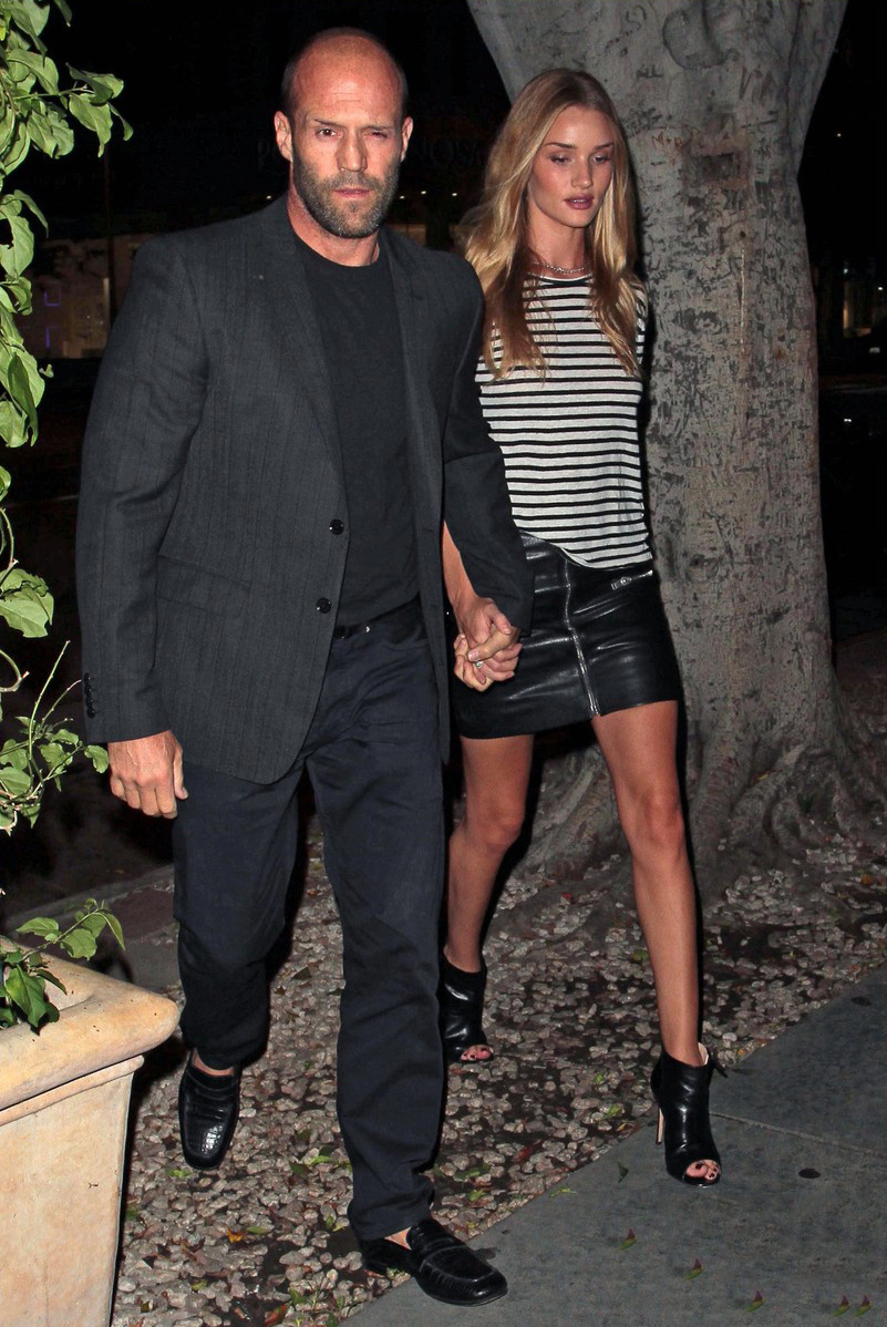 Rosie Huntington Whiteley leaves Madeo Restaurant