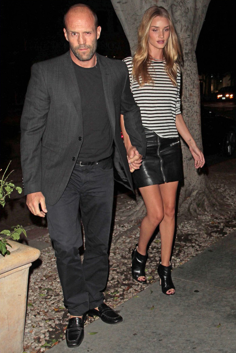 Rosie Huntington Whiteley leaves Madeo Restaurant