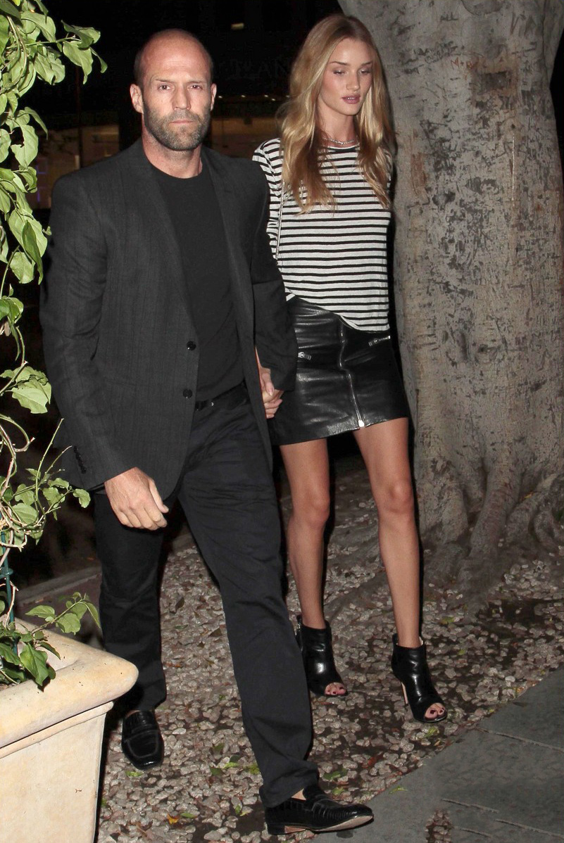 Rosie Huntington Whiteley leaves Madeo Restaurant