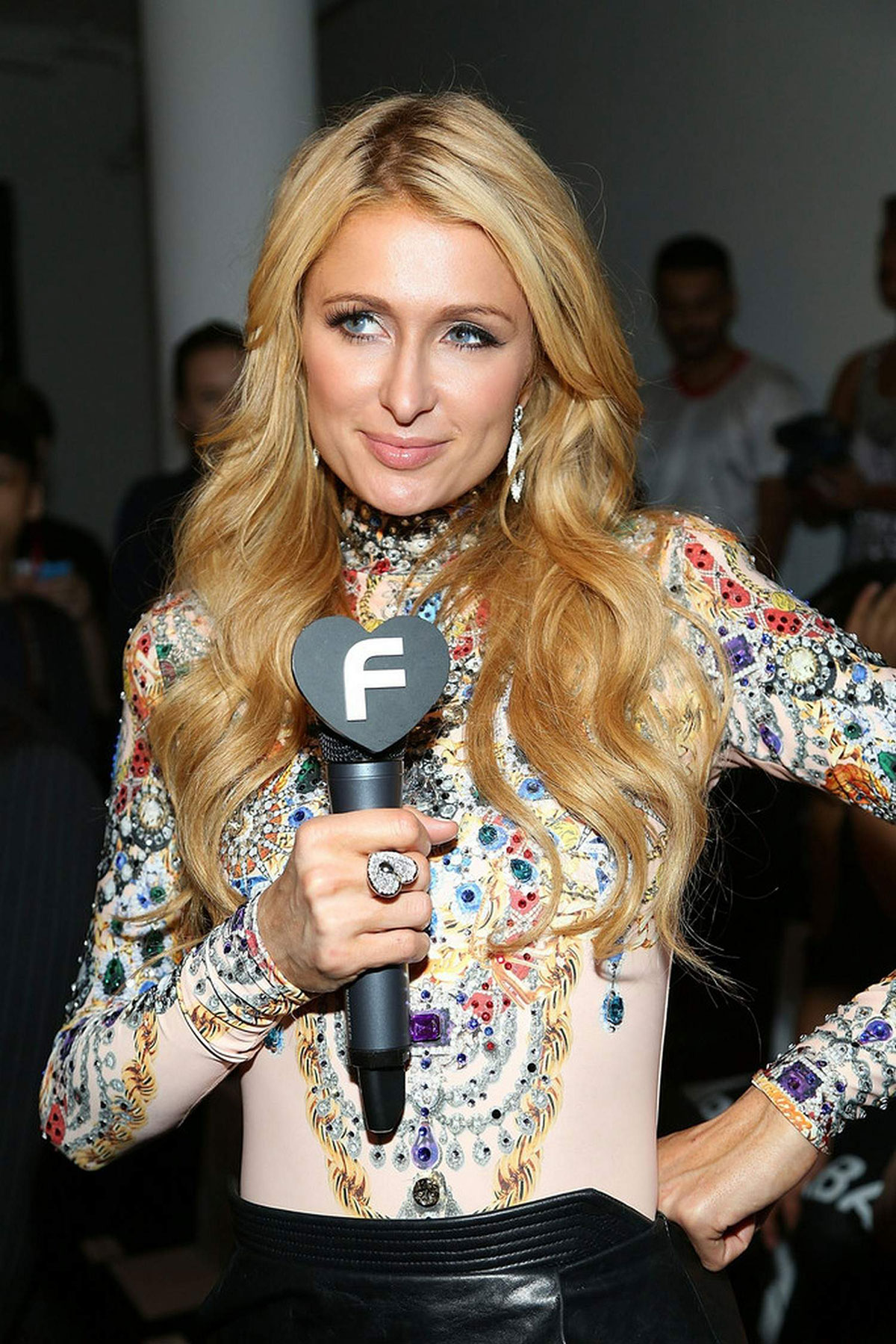 Paris Hilton attends The Blonds Spring 2015 Fashion Show