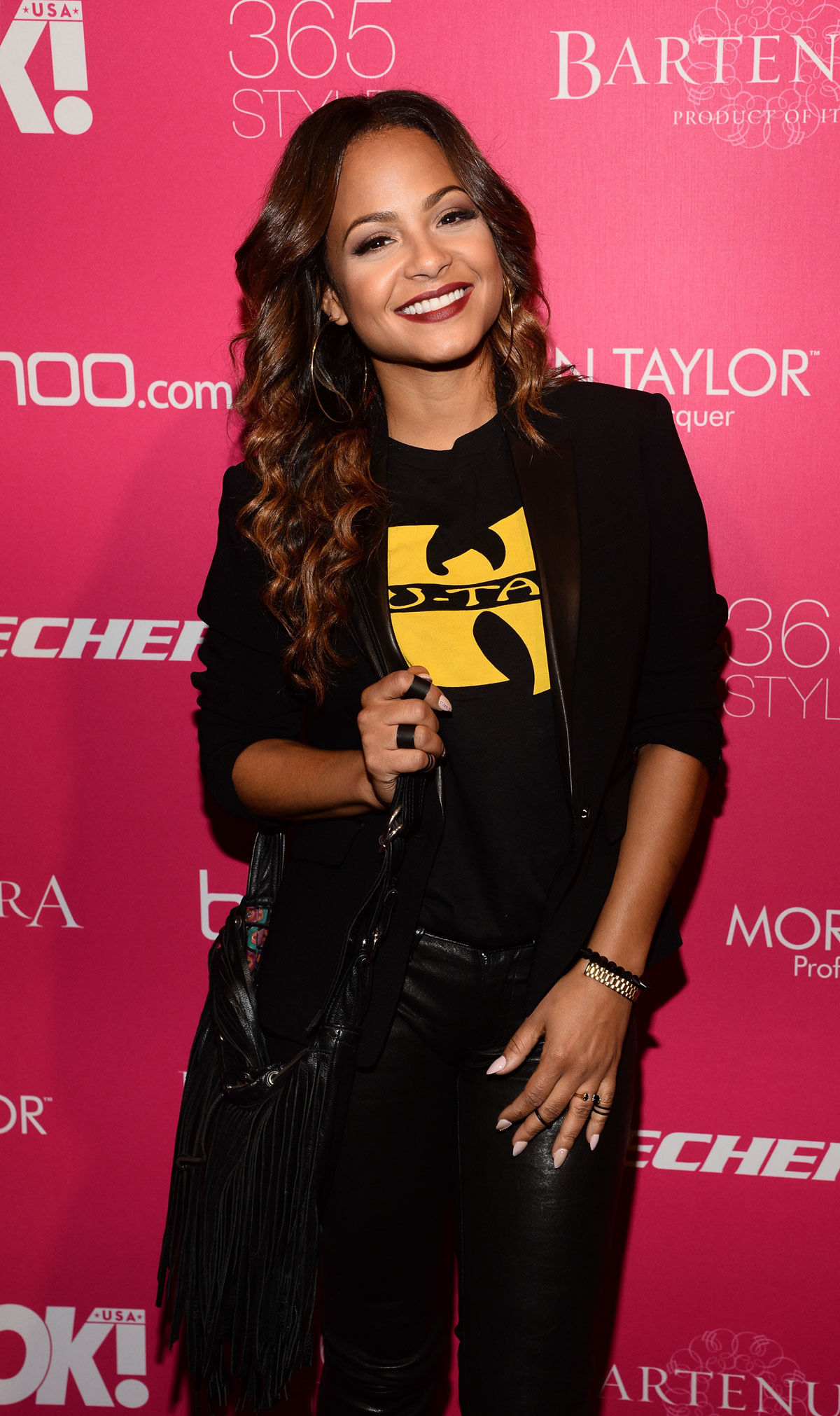 Christina Milian attends OK Fashion Week in New York