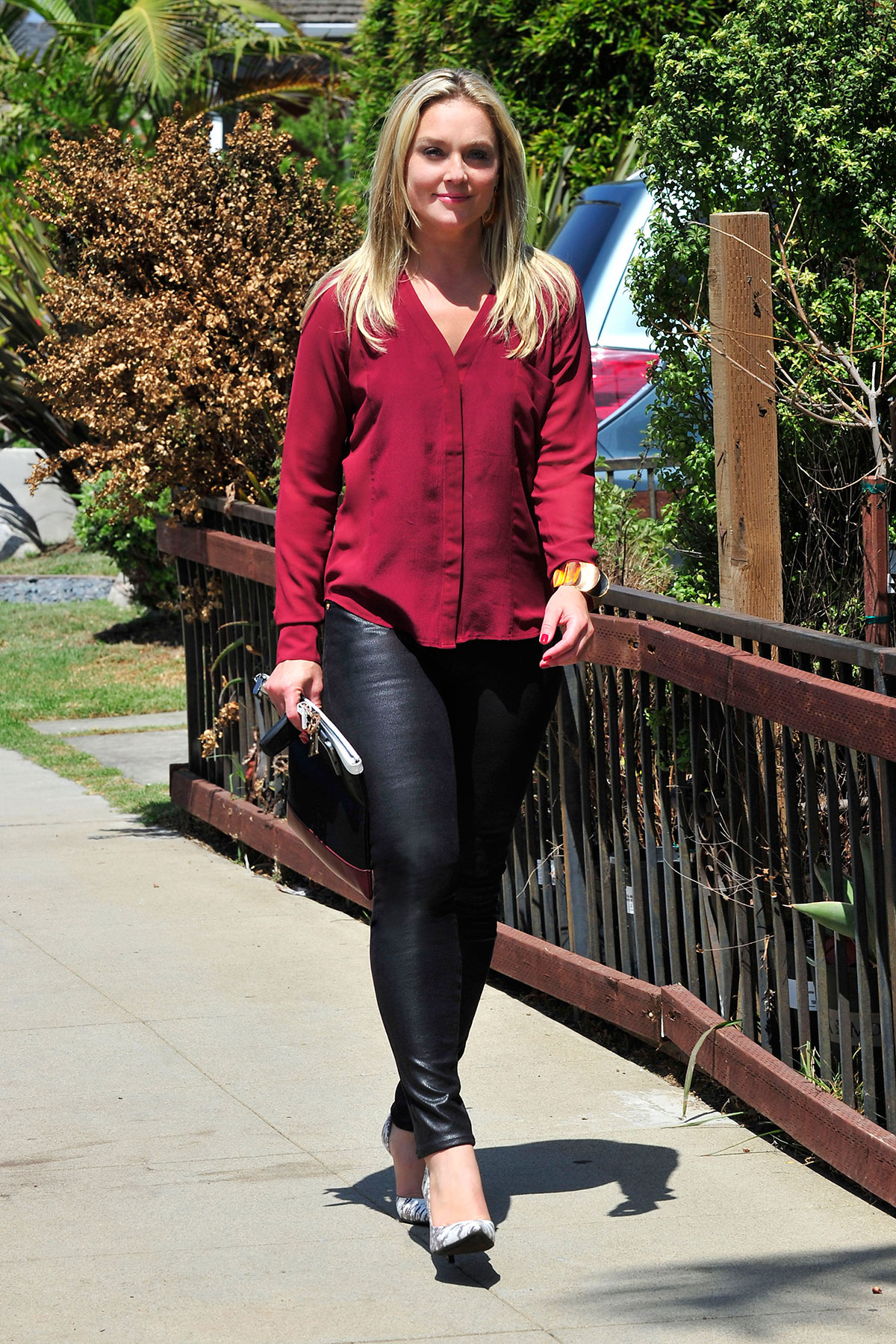 Elisabeth Rohm out in Santa Monica