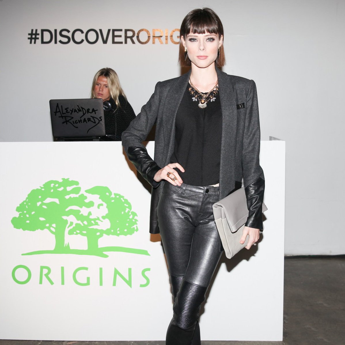 Coco Rocha attends On the Road with Origins global premiere