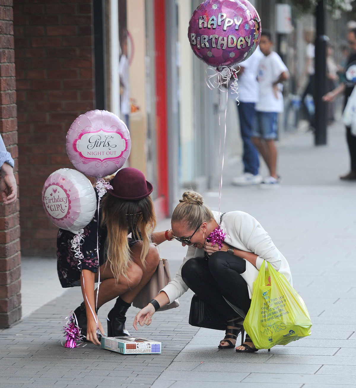 Aisleyne Horgan-Wallace & Maria Fowler shopping in Brentwood