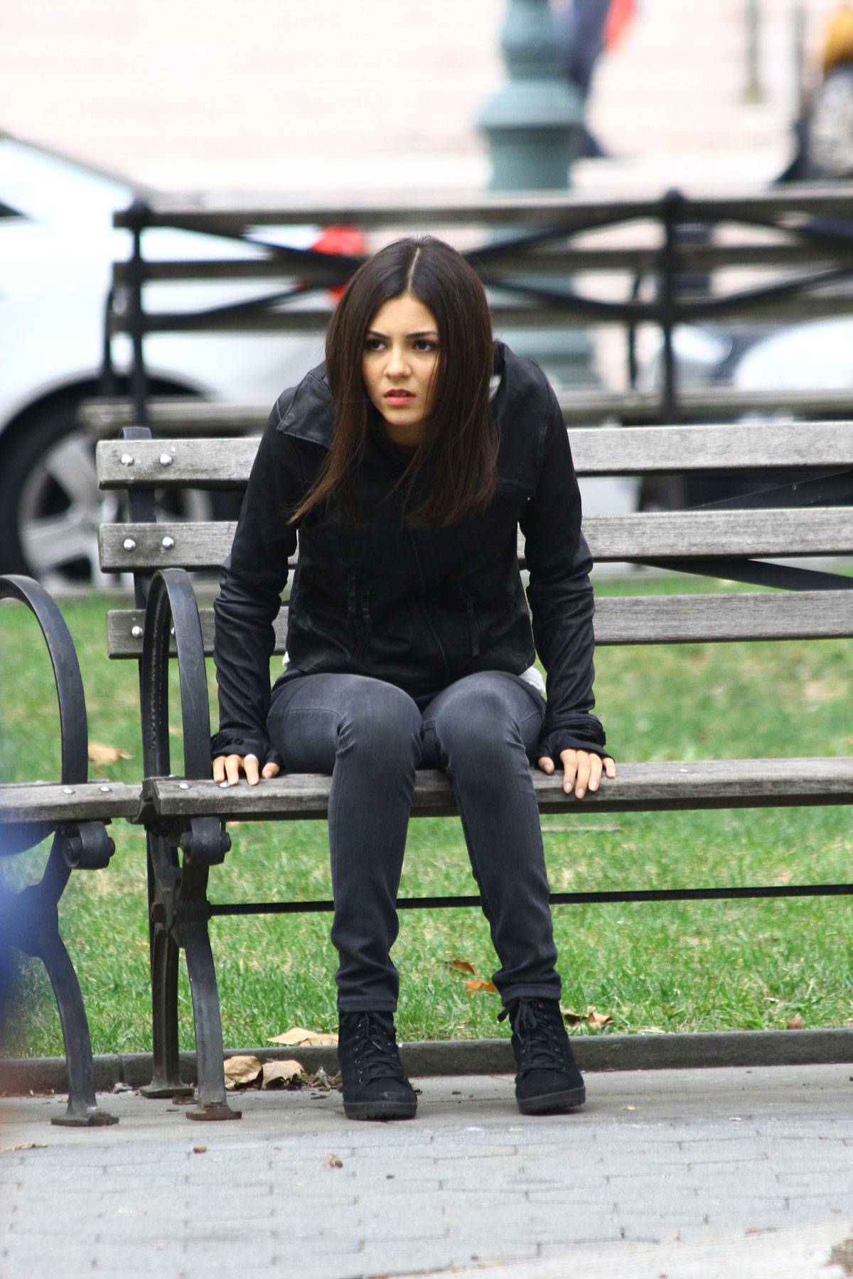 Victoria Justice on the Set of Eye Candy