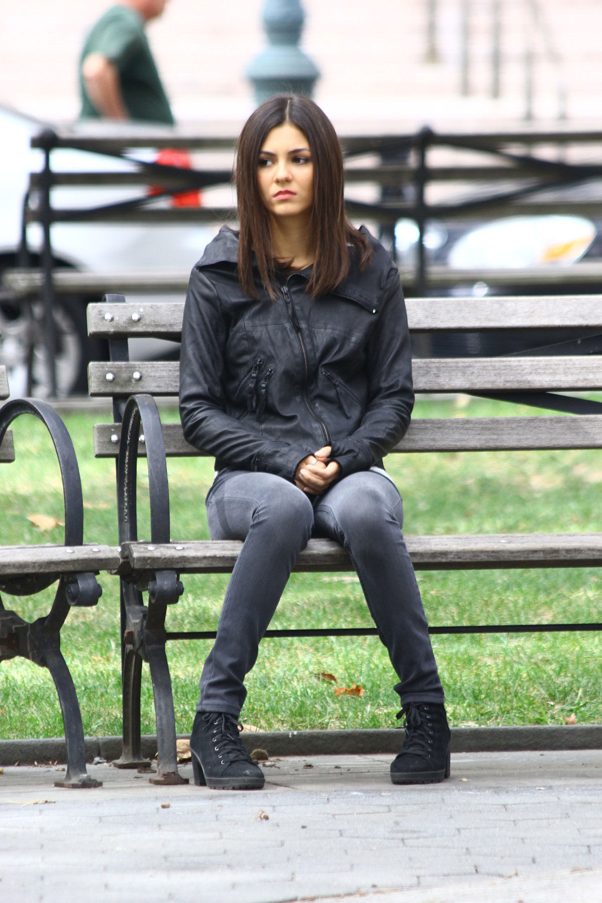 Victoria Justice on the Set of Eye Candy