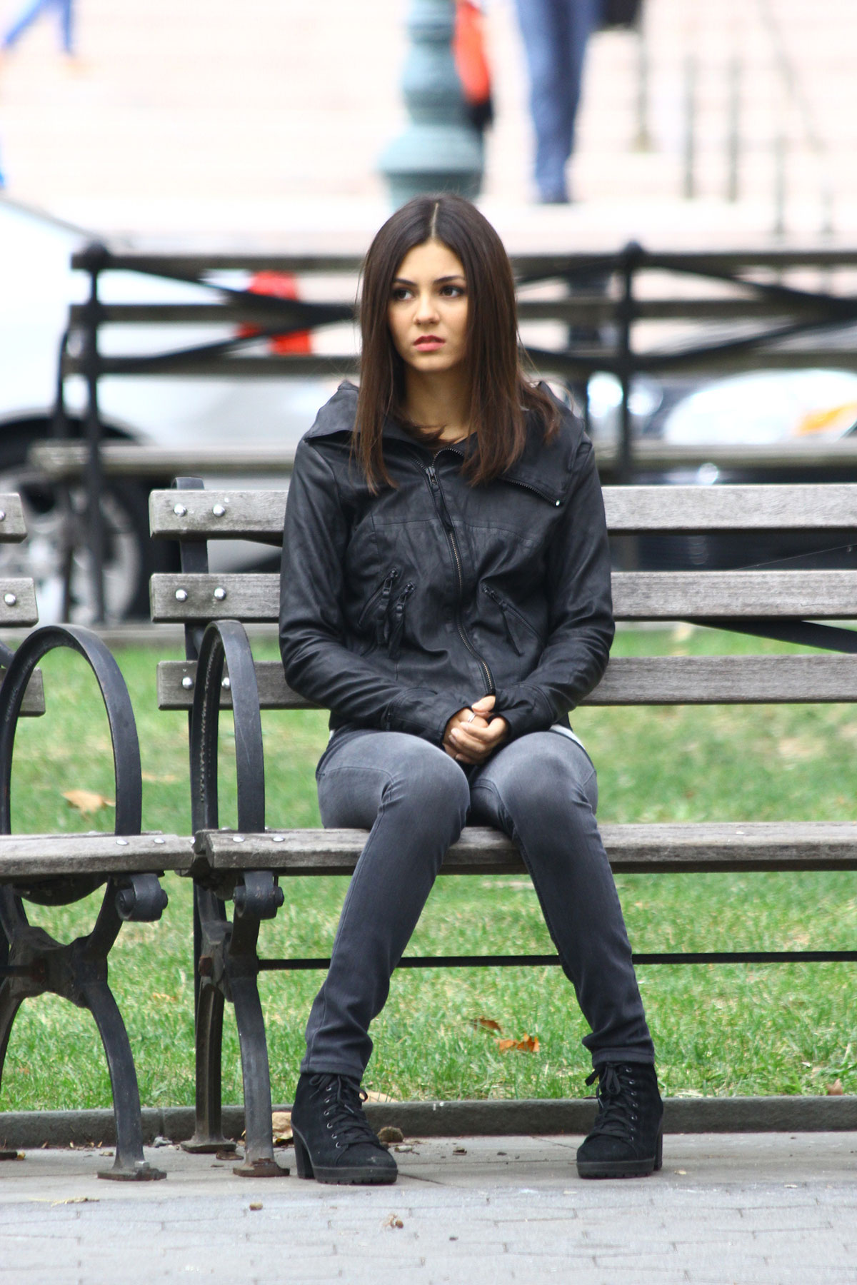 Victoria Justice on the Set of Eye Candy