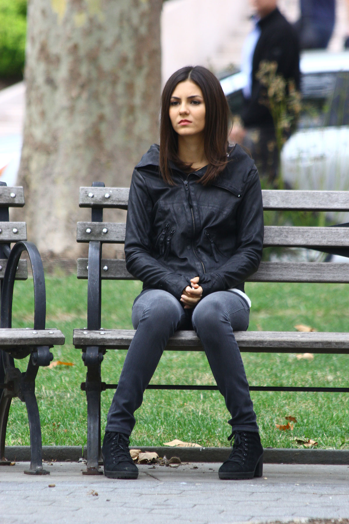 Victoria Justice on the Set of Eye Candy