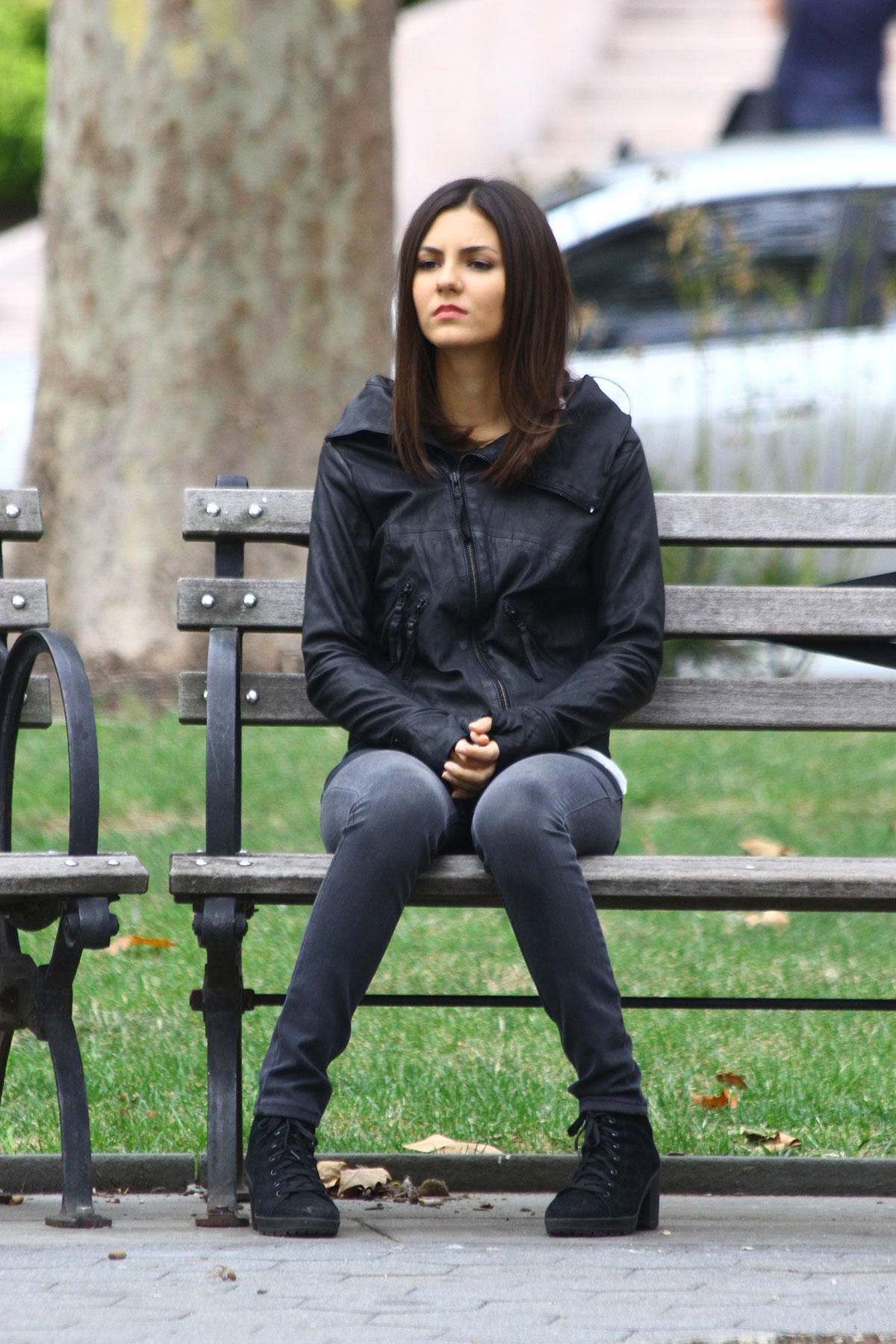 Victoria Justice on the Set of Eye Candy