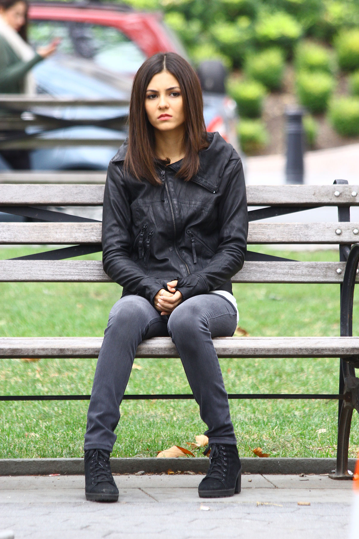 Victoria Justice on the Set of Eye Candy