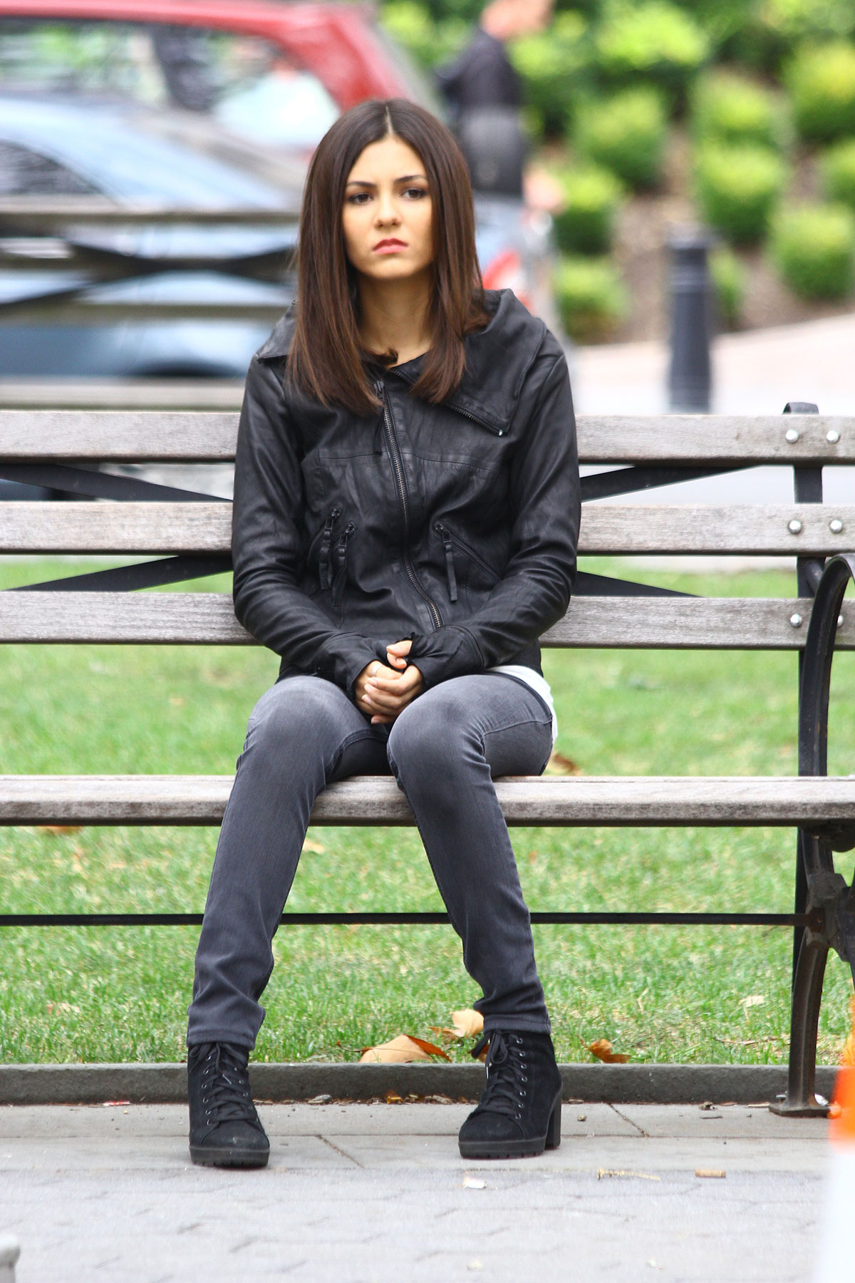 Victoria Justice on the Set of Eye Candy