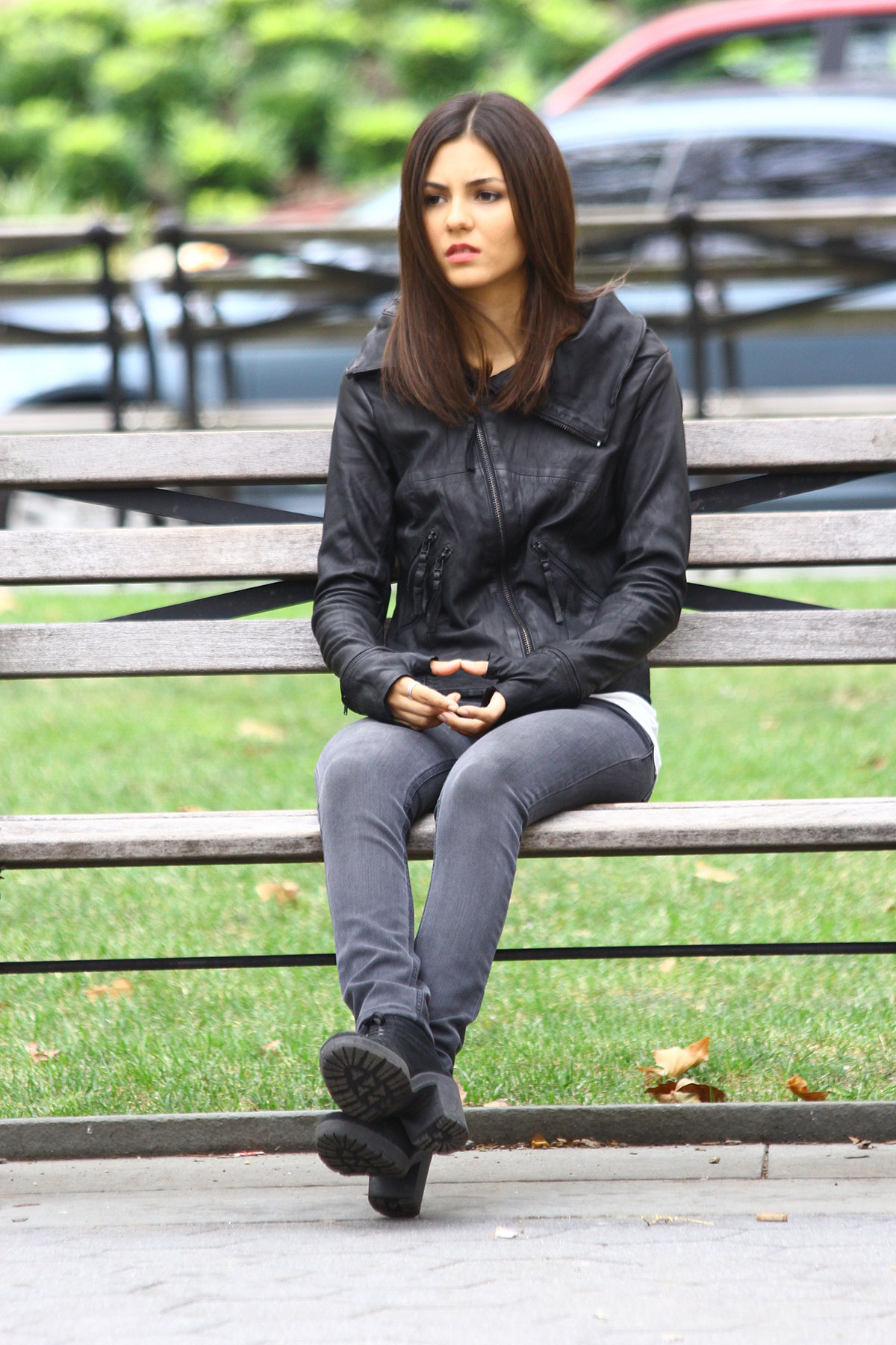 Victoria Justice on the Set of Eye Candy