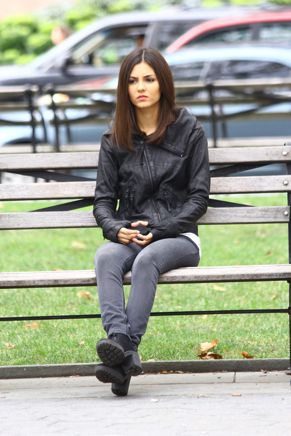 Victoria Justice on the Set of Eye Candy