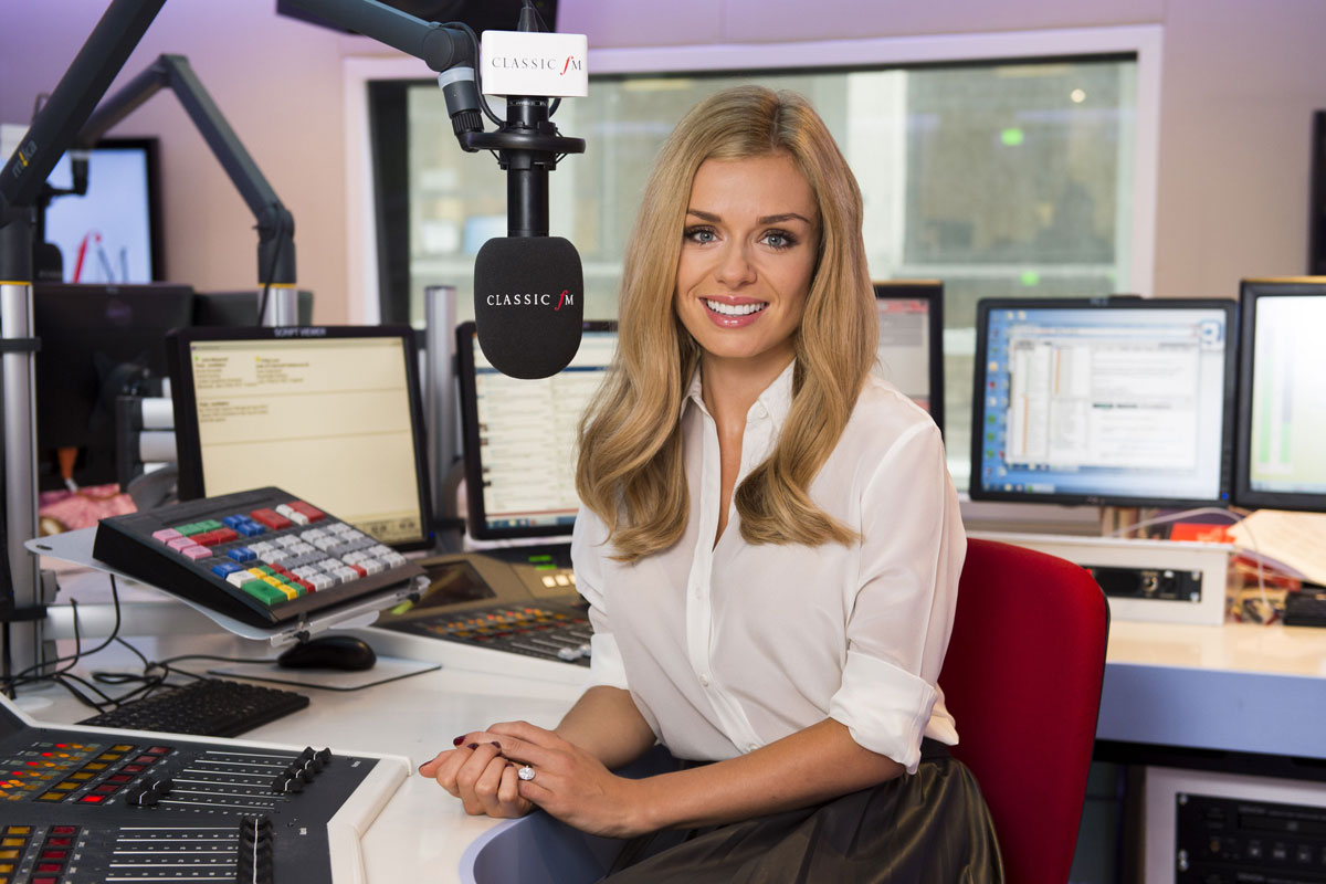 Katherine Jenkins at Classic FM Studio