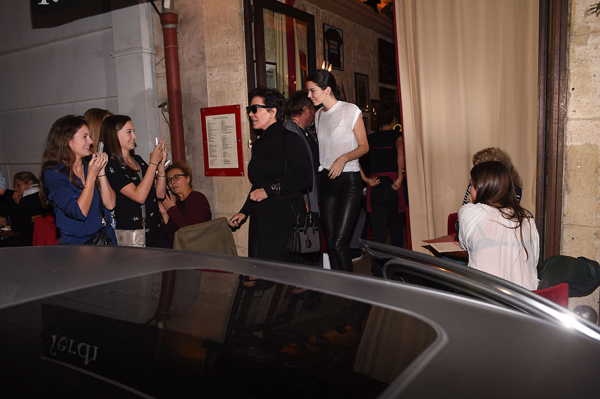 Kendall Jenner was seen in Paris