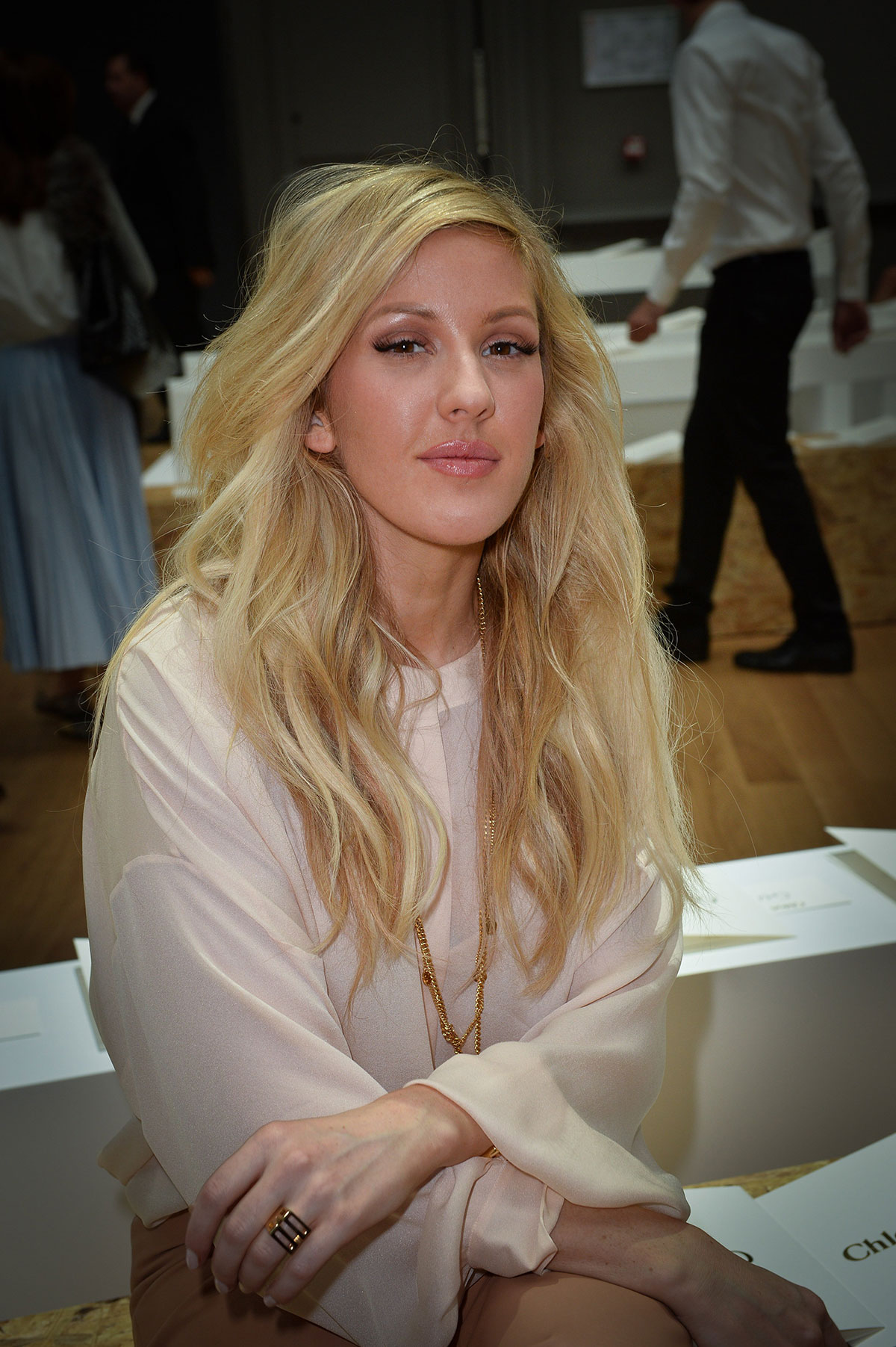 Ellie Goulding attends Chloe’s Spring-Summer 2015 show in Paris