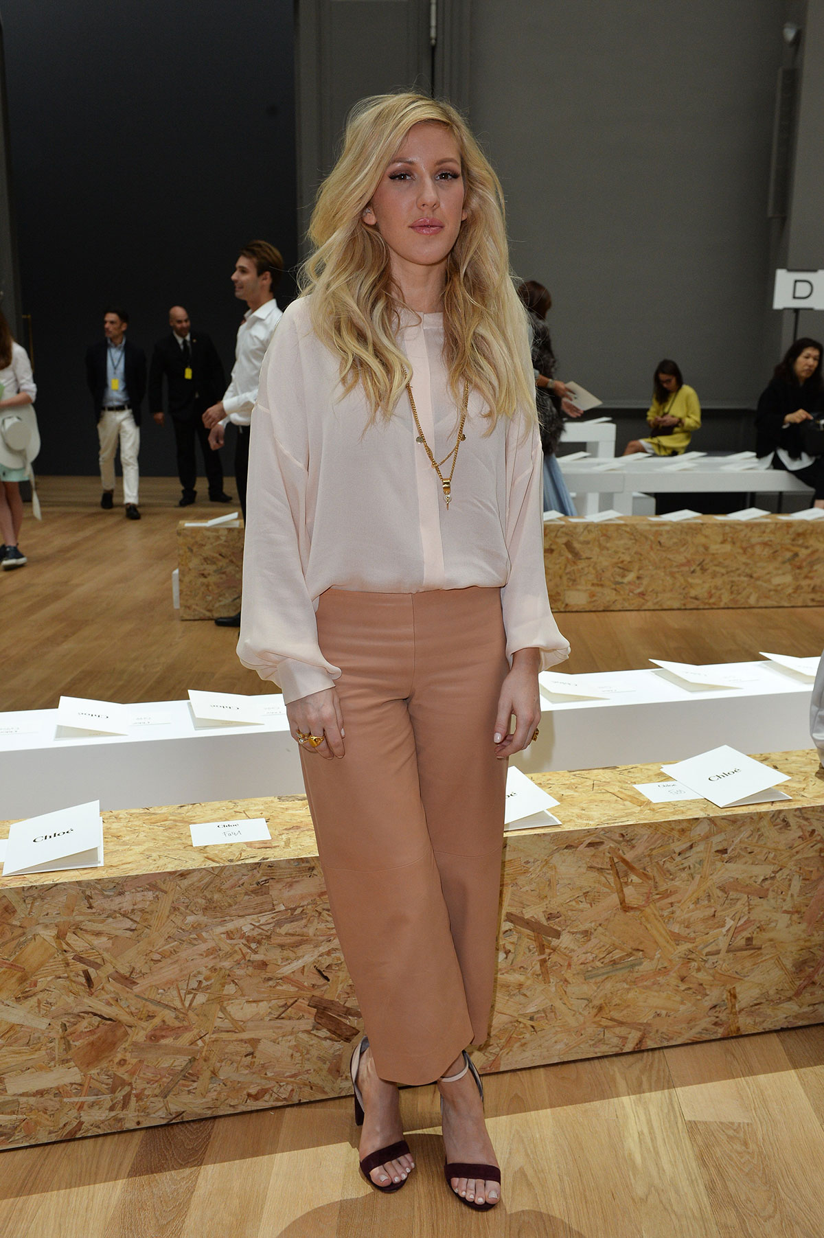 Ellie Goulding attends Chloe’s Spring-Summer 2015 show in Paris