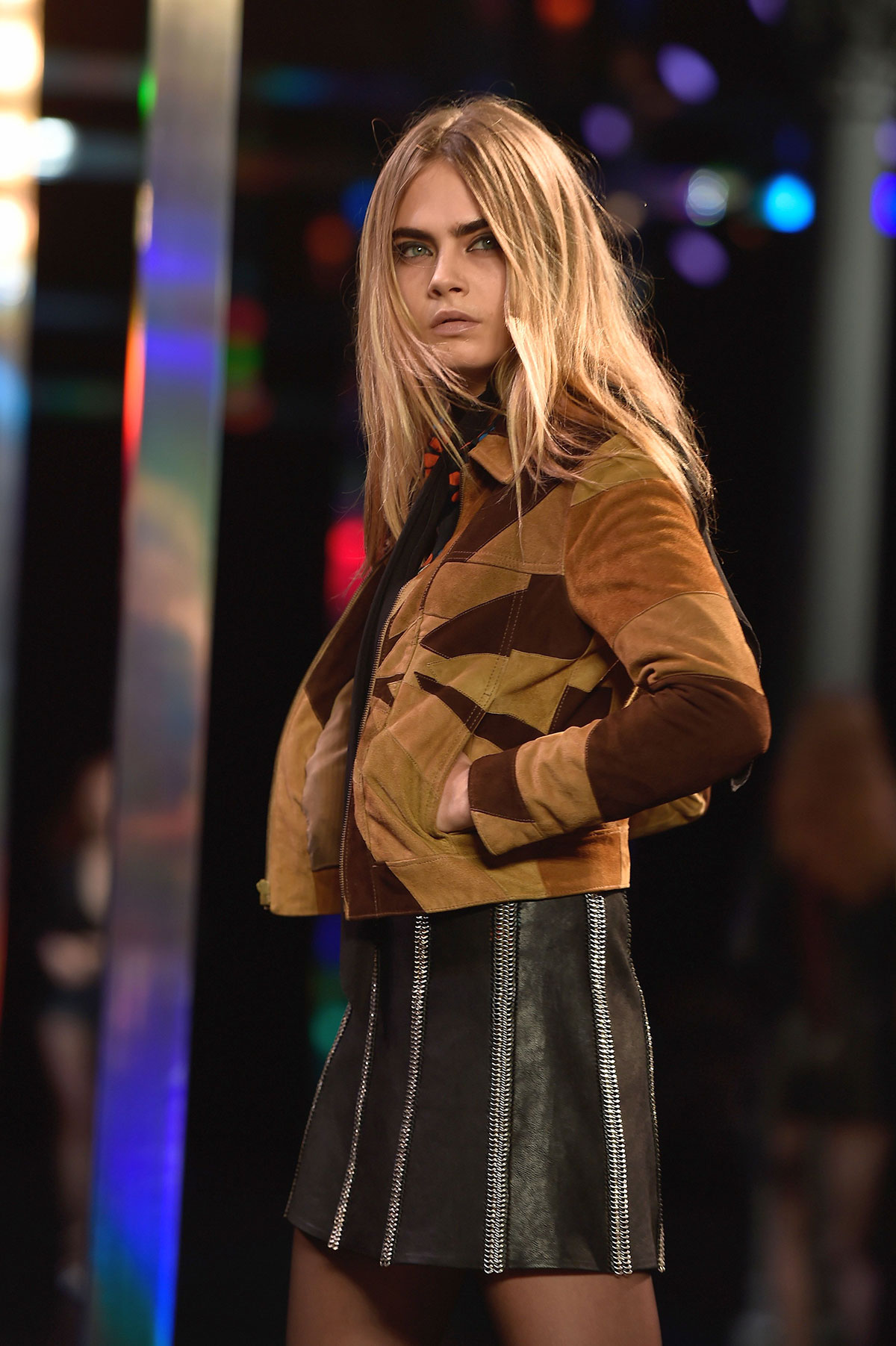 Cara Delevigne runway during Paris Fashion Week