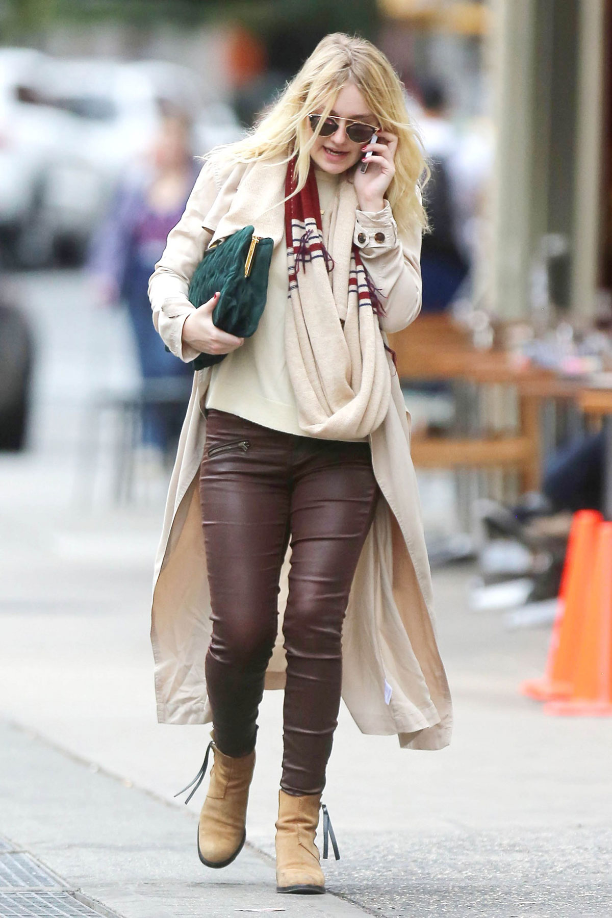Dakota Fanning Out & About in NYC