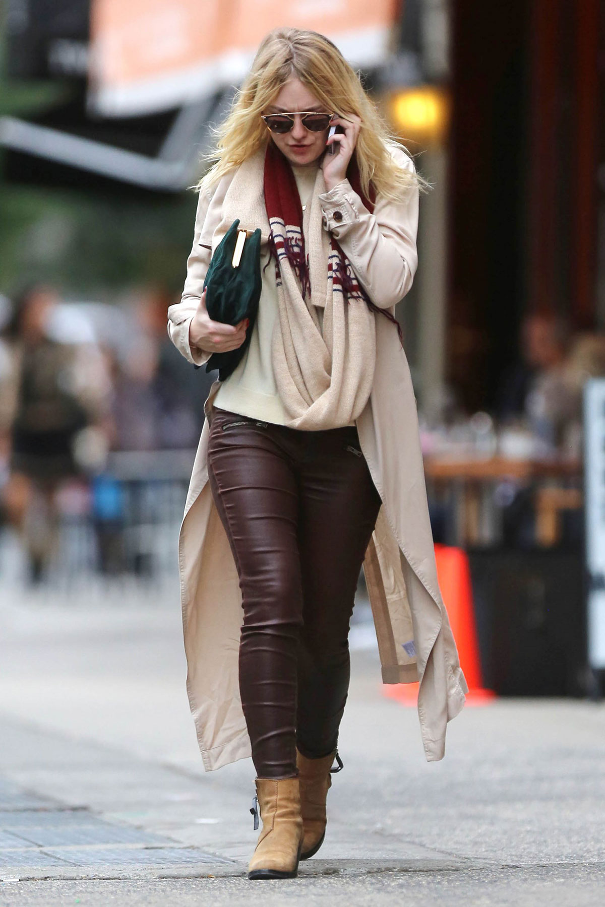 Dakota Fanning Out & About in NYC