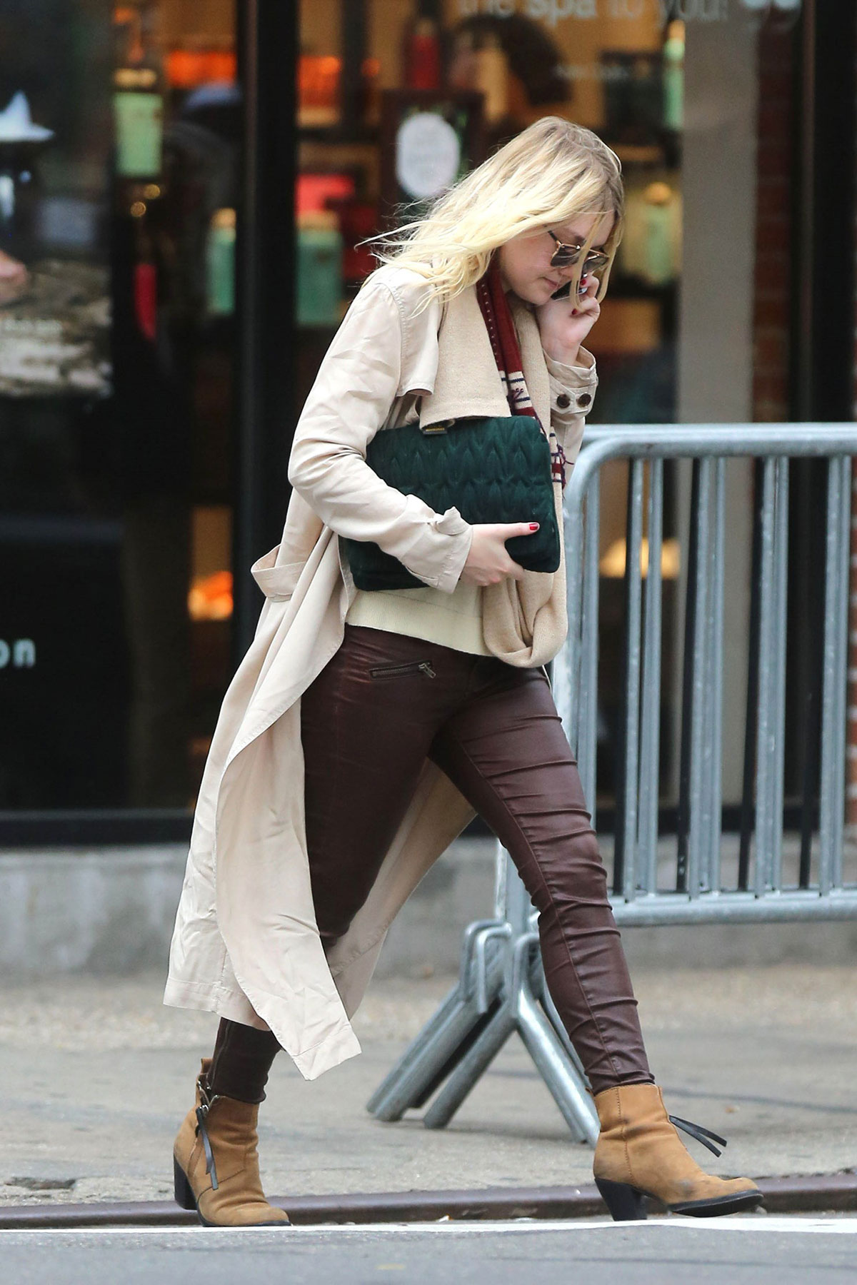 Dakota Fanning Out & About in NYC