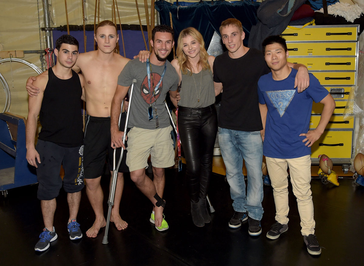 Chloe Moretz attends Cirque Du Soleil Amaluna Premiere Night
