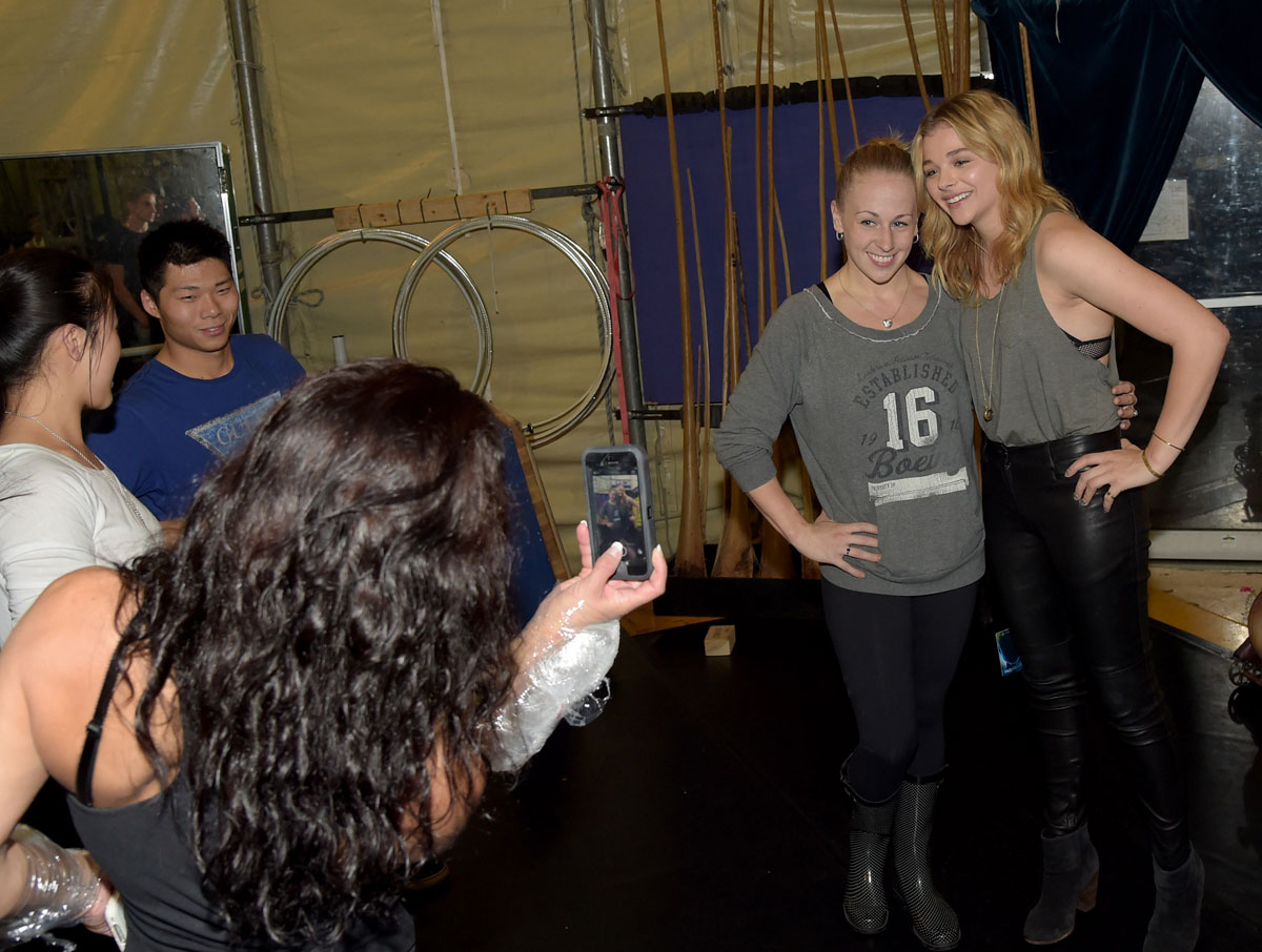 Chloe Moretz attends Cirque Du Soleil Amaluna Premiere Night