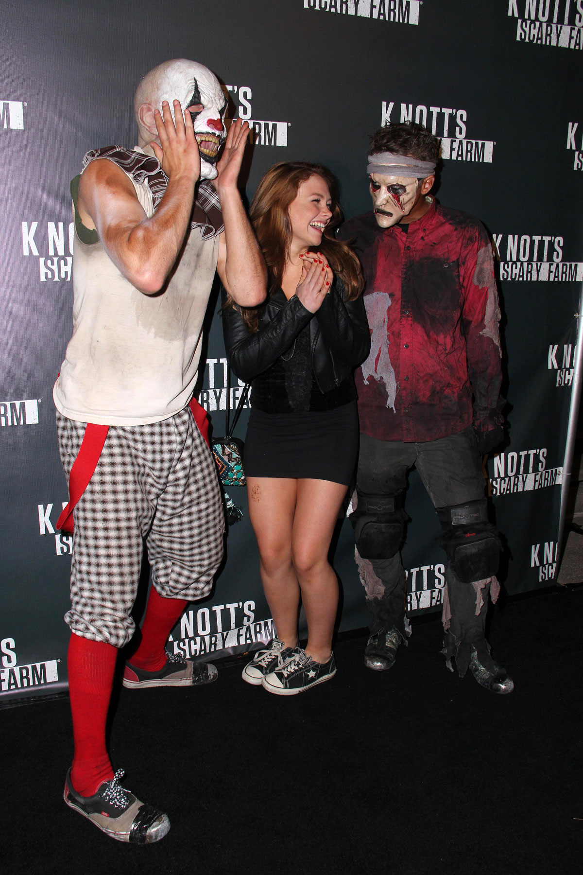 Natalie Alyn attends Lind Knotts Scary Farm Opening