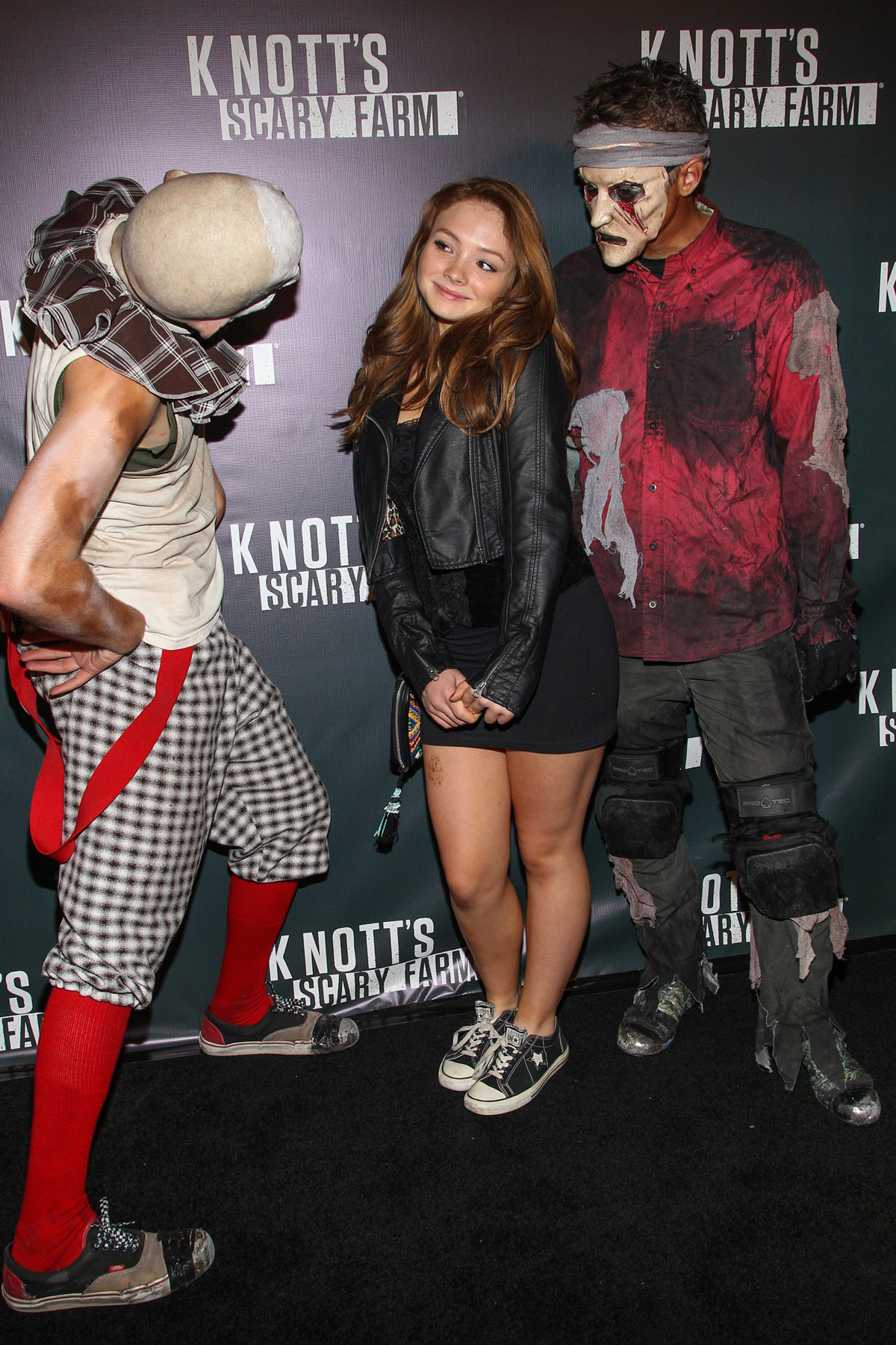 Natalie Alyn attends Lind Knotts Scary Farm Opening