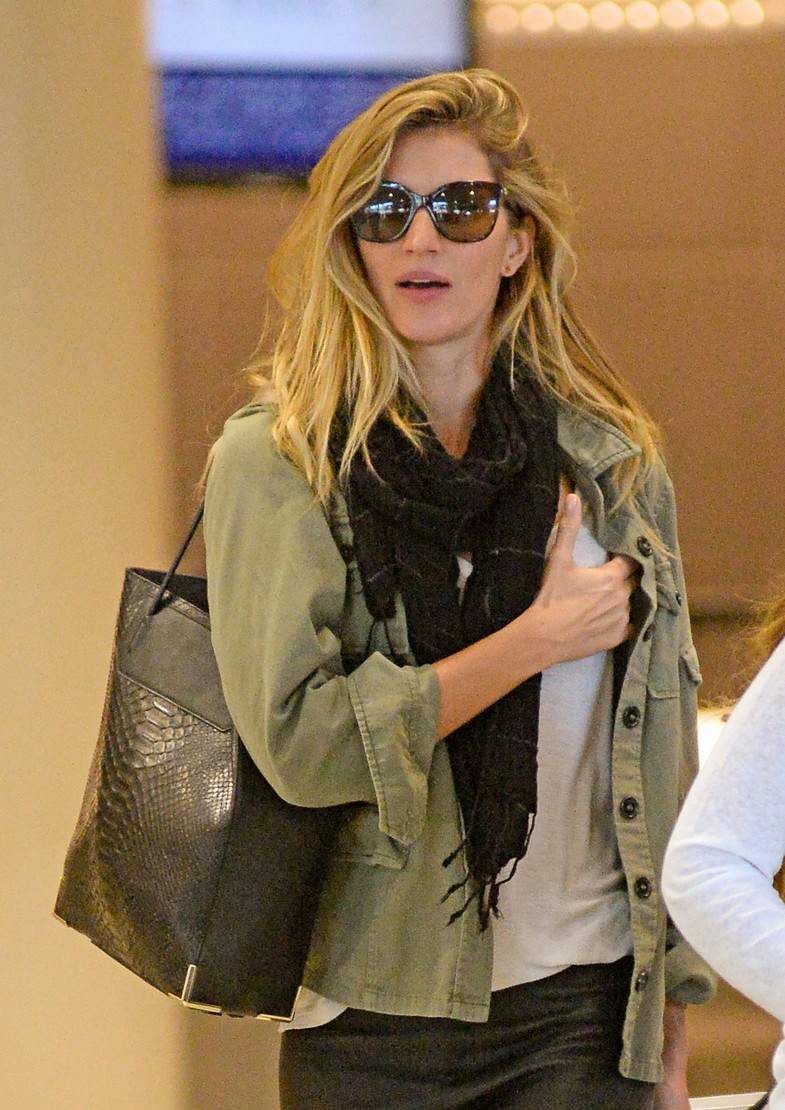 Gisele Bundchen was spotted at JFK International Airport