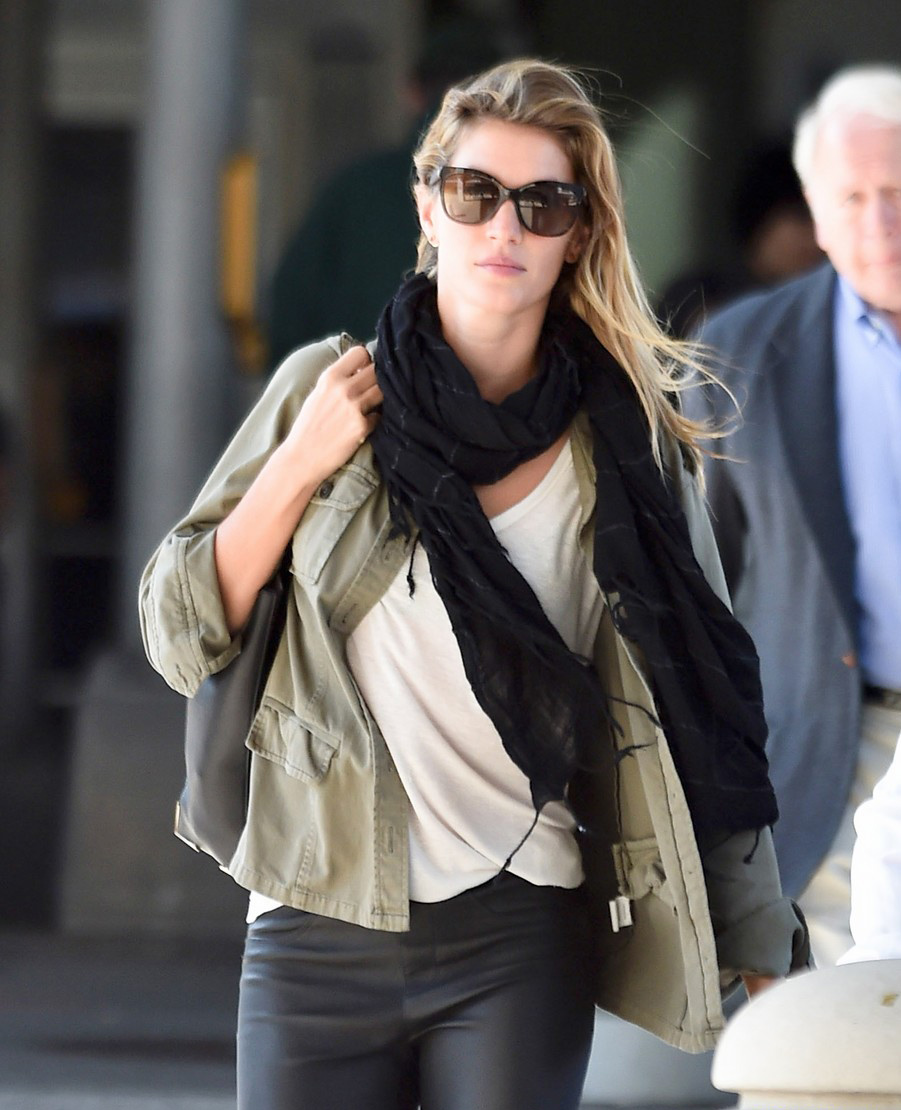 Gisele Bundchen was spotted at JFK International Airport