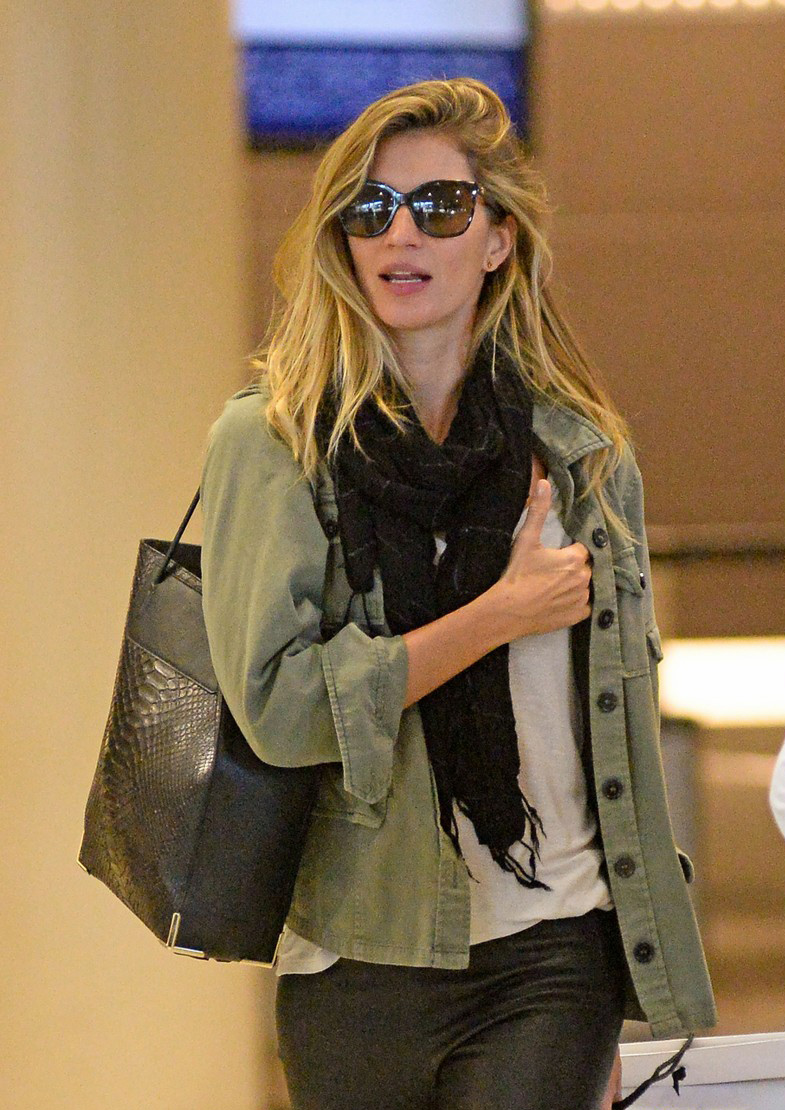 Gisele Bundchen was spotted at JFK International Airport