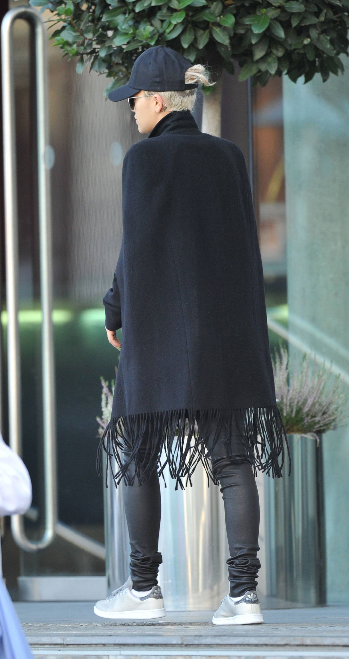 Rita Ora leaving her hotel in Manchester
