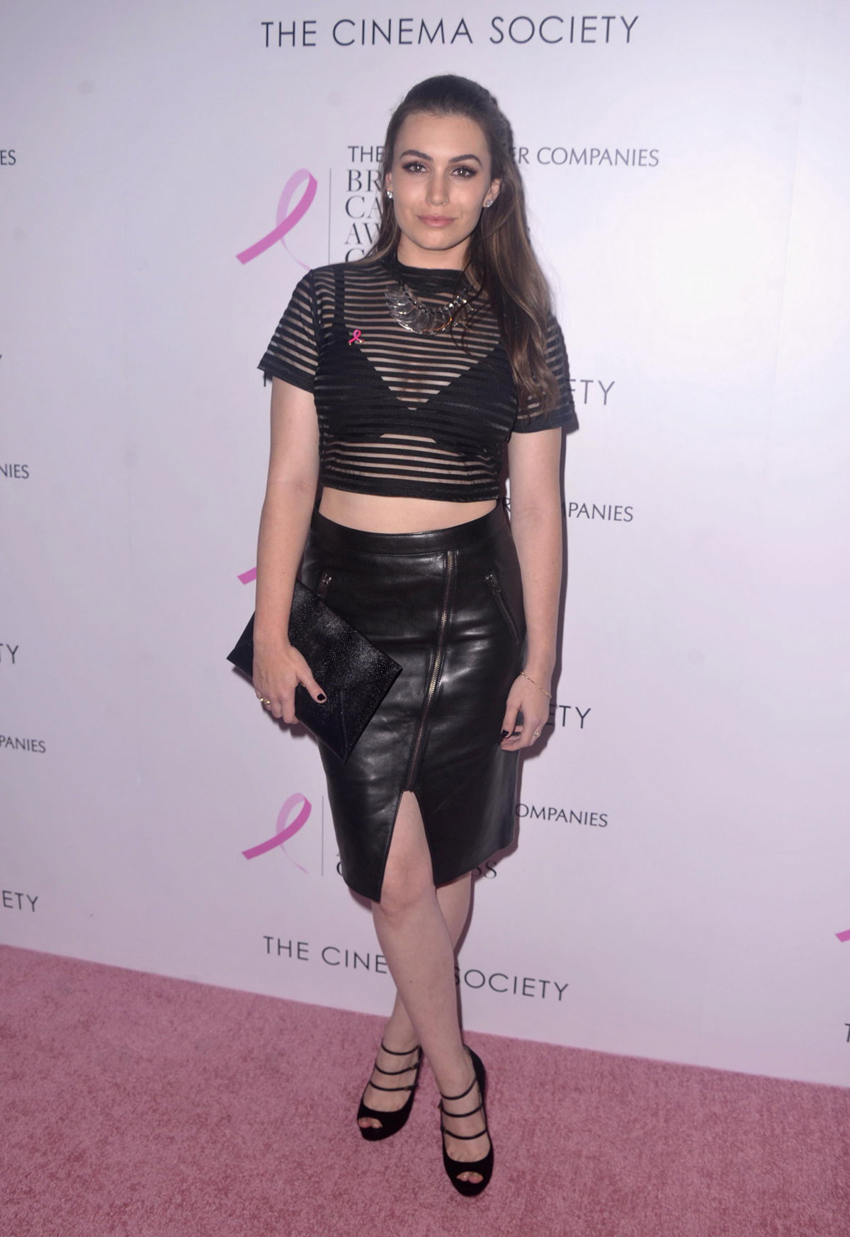 Sophie Simmons attends Cinema Society special screening of Hear Our Stories. Share Yours