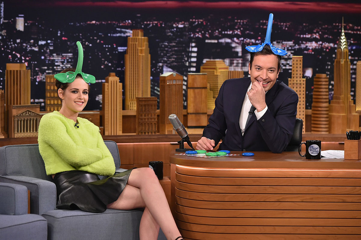 Kristen Stewart at The Tonight Show with Jimmy Fallon