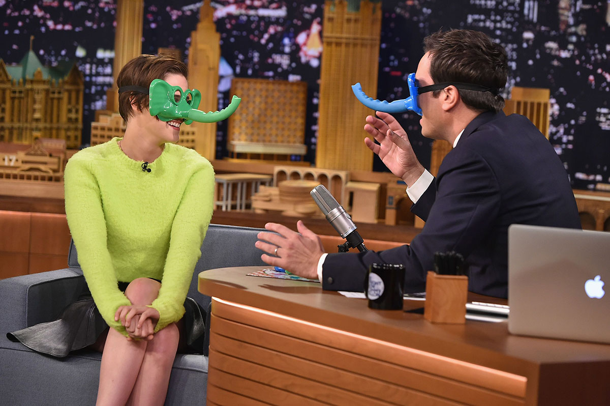 Kristen Stewart at The Tonight Show with Jimmy Fallon