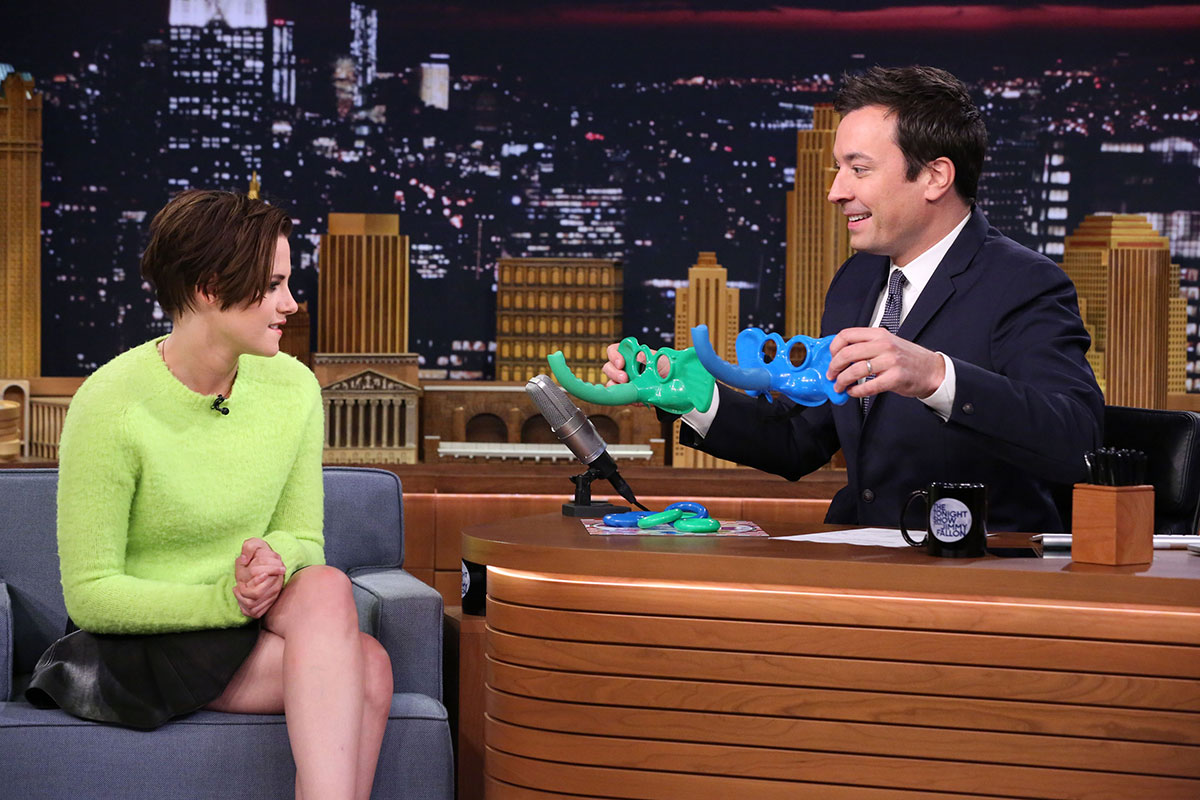 Kristen Stewart at The Tonight Show with Jimmy Fallon