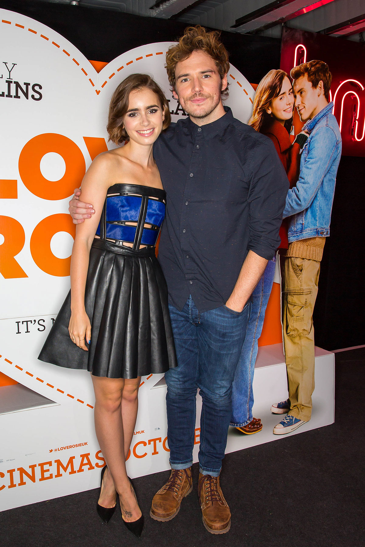 Lily Collins at Love, Rosie signing in London