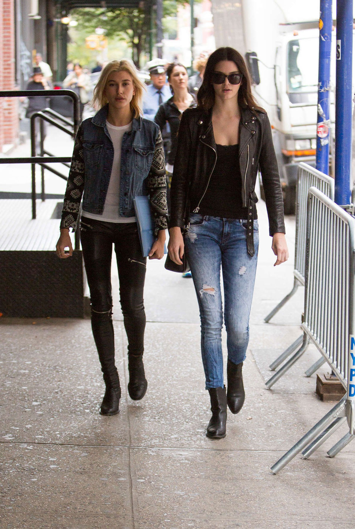 Kendall Jenner and Hailey Baldwin spotted out in NYC