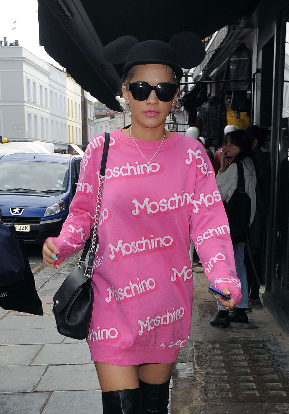 Rita Ora was seen at Electric Cinema in Notting Hill for a business meeting