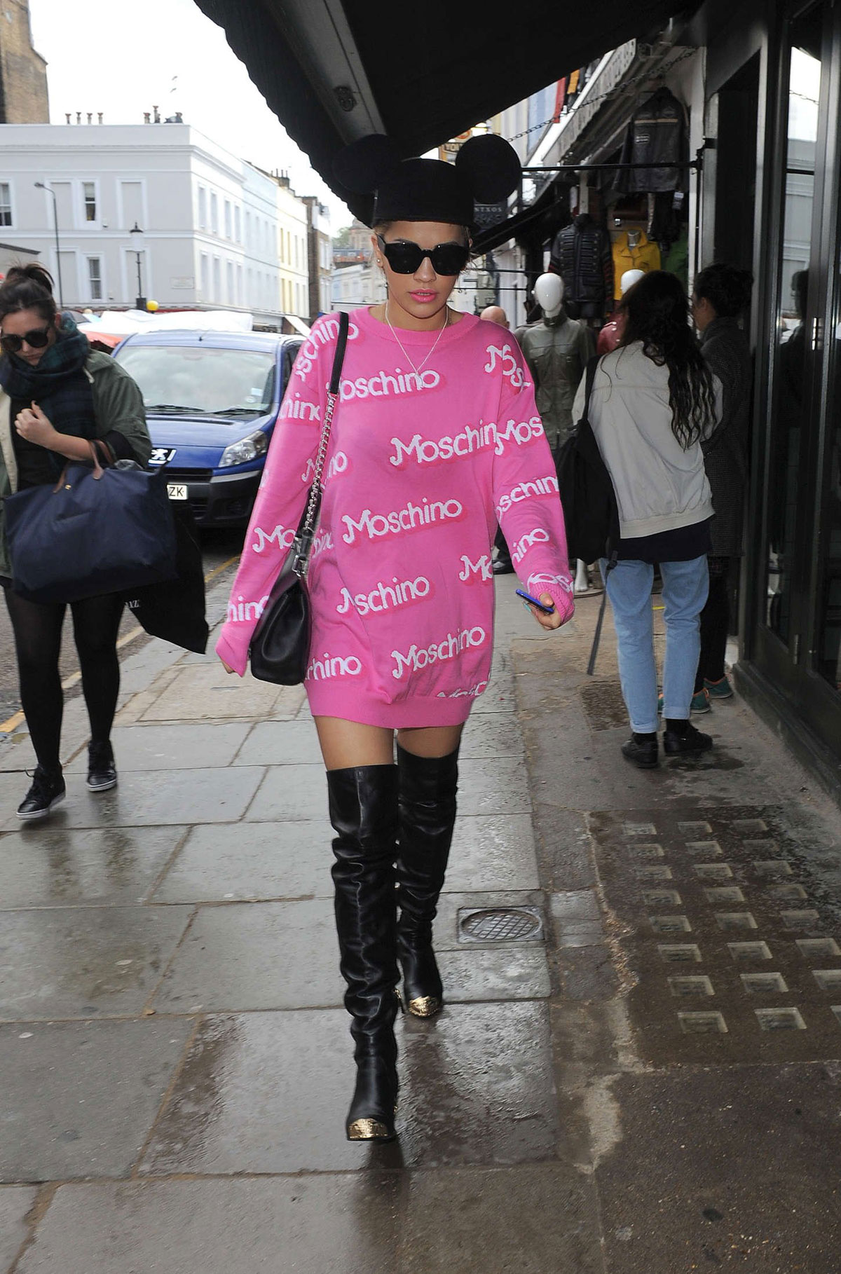 Rita Ora was seen at Electric Cinema in Notting Hill for a business meeting