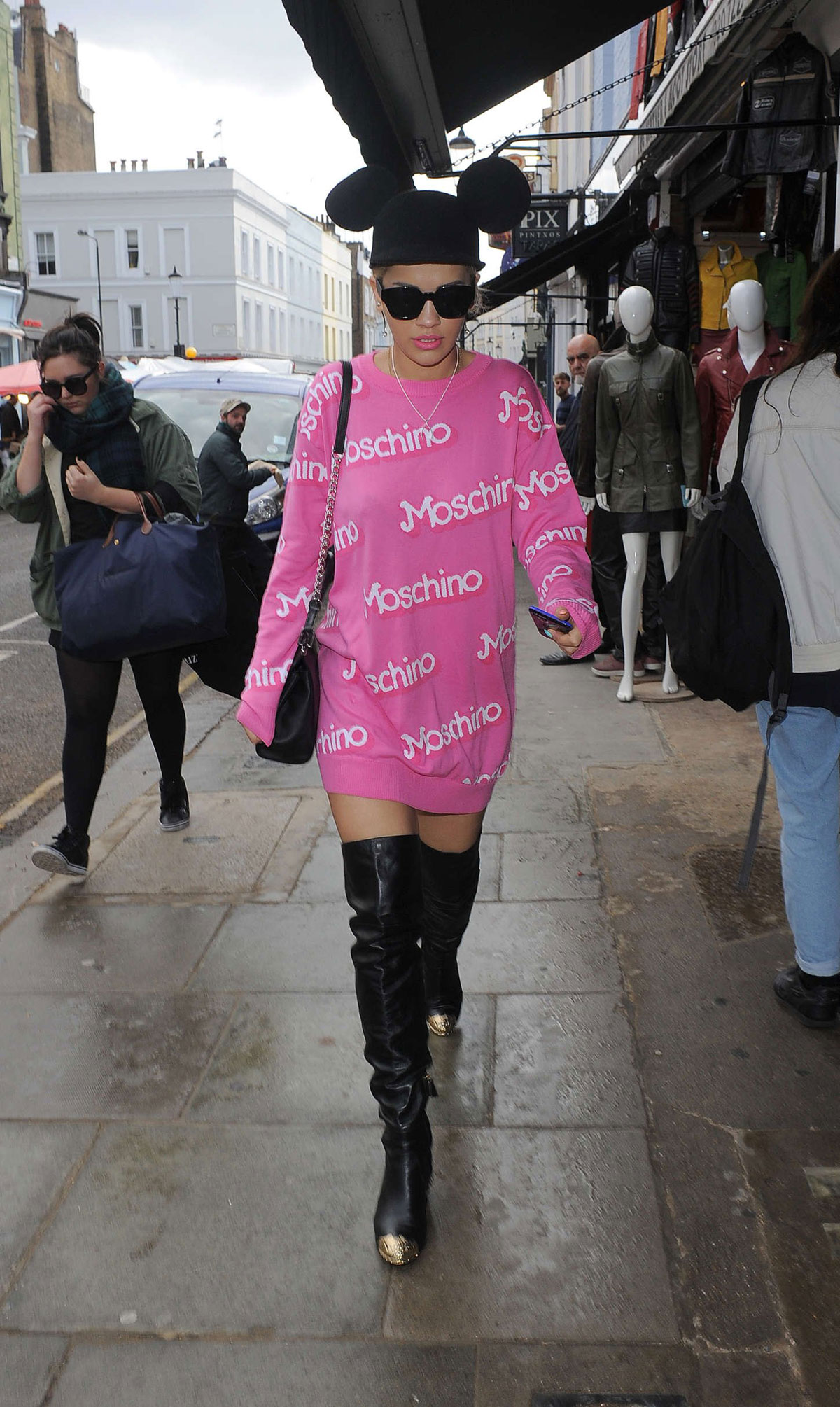 Rita Ora was seen at Electric Cinema in Notting Hill for a business meeting