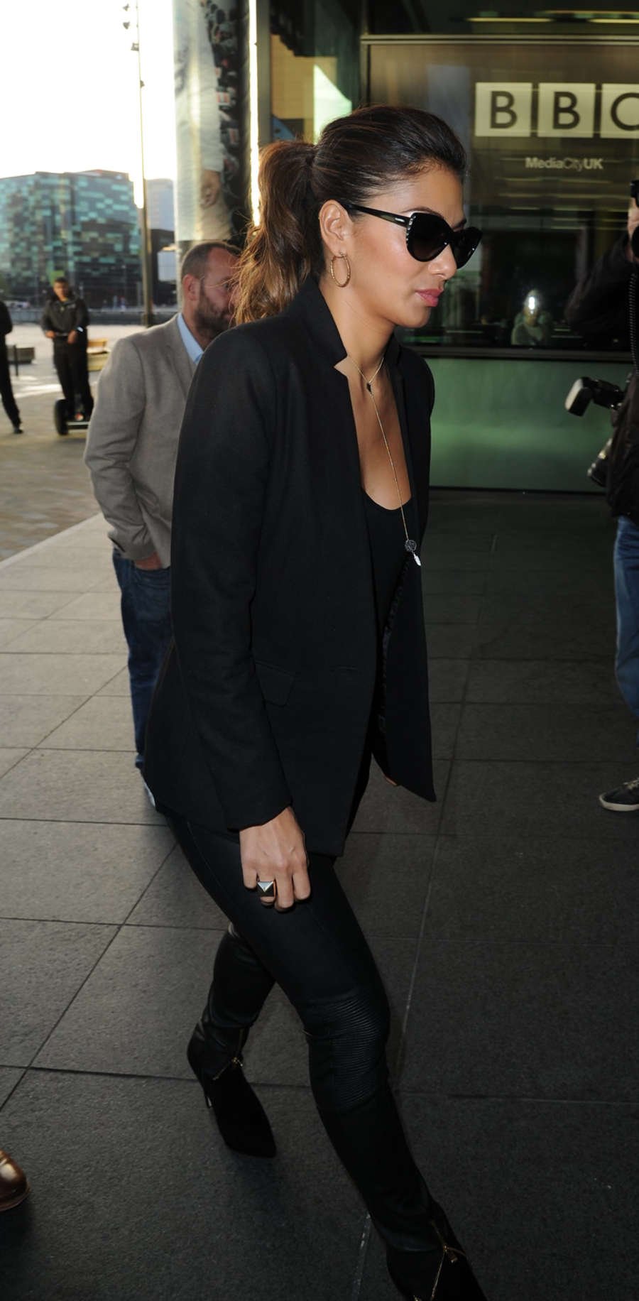 Nicole Scherzinger was spotted at BBC studios