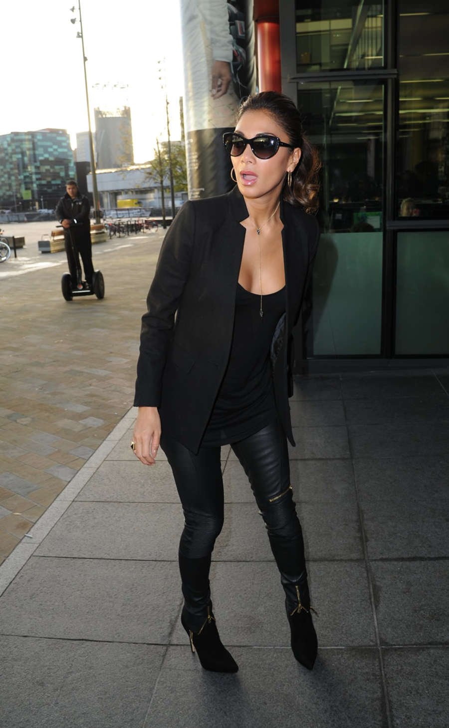 Nicole Scherzinger was spotted at BBC studios