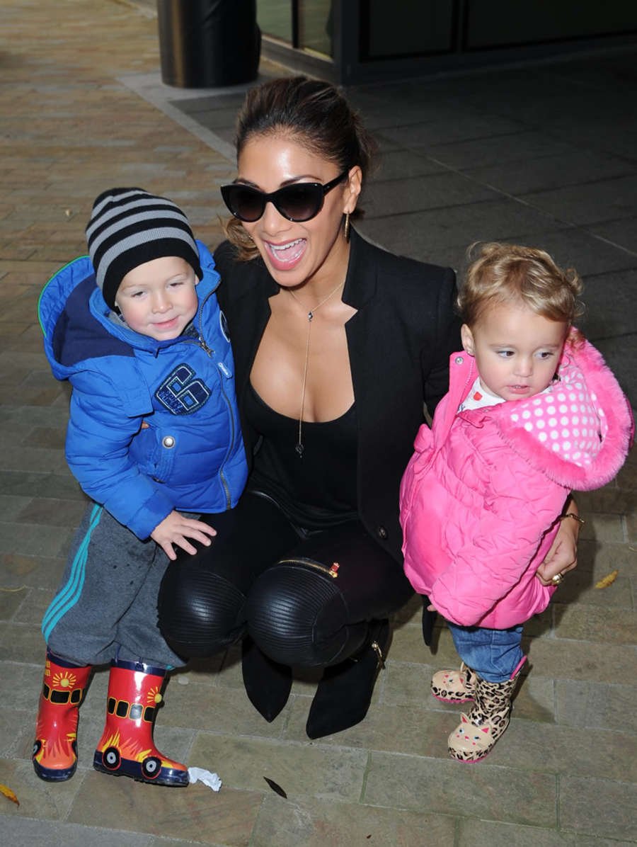 Nicole Scherzinger was spotted at BBC studios