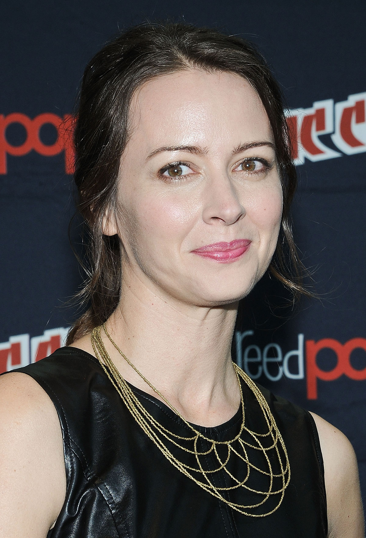 Amy Acker attends CBS Person of Interest Press Line