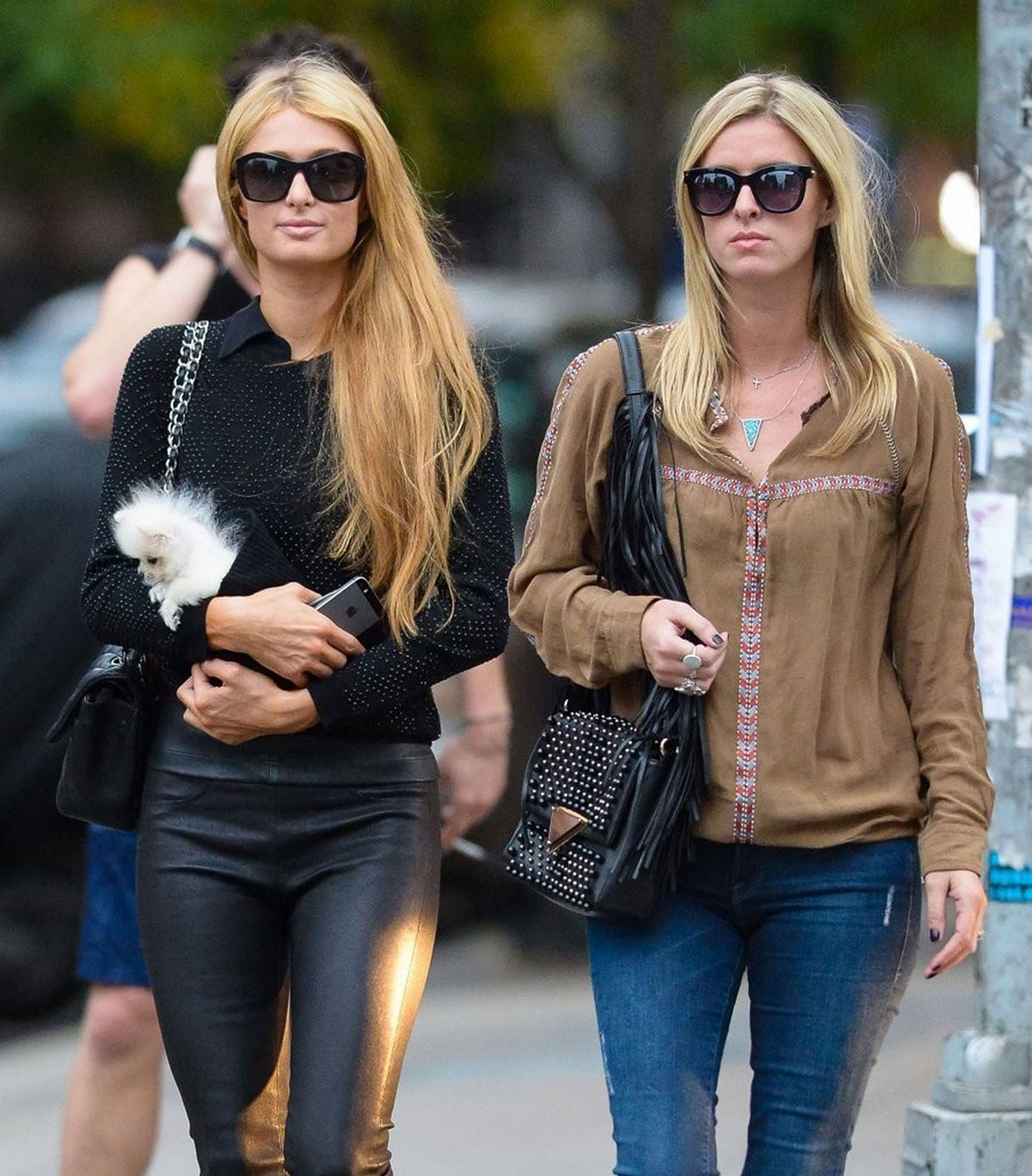 Paris and Nicky Hilton were spotted in New York City