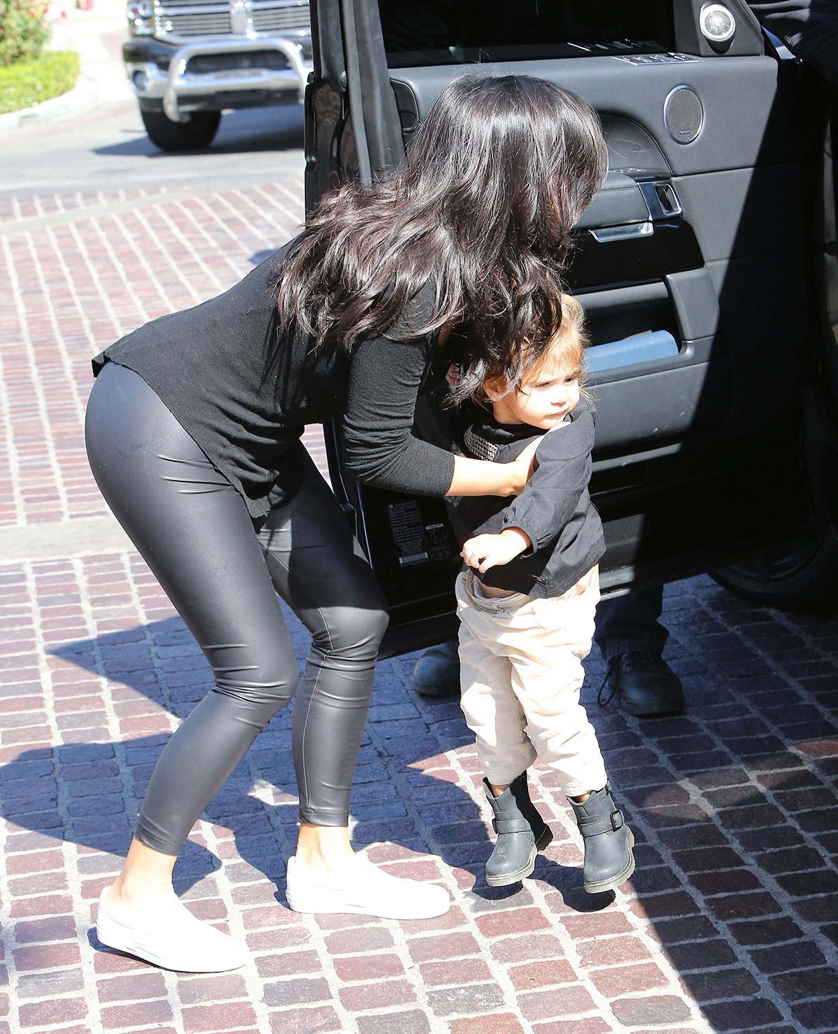 Kim Kardashian leaving The Grill in Calabasas