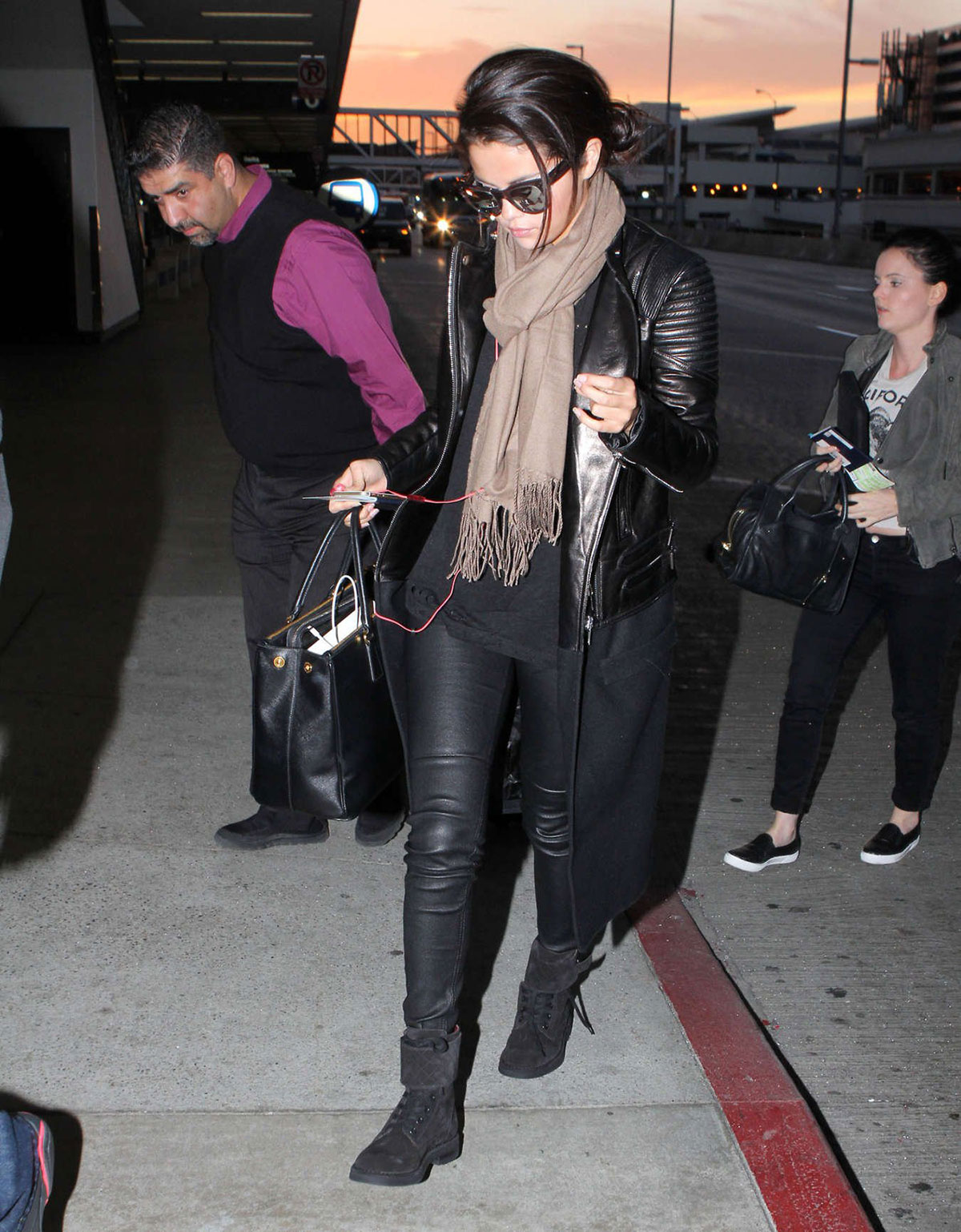 Selena Gomez at LAX