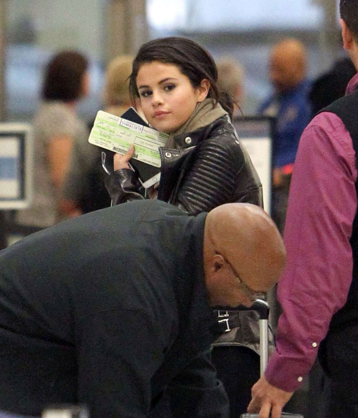 Selena Gomez at LAX